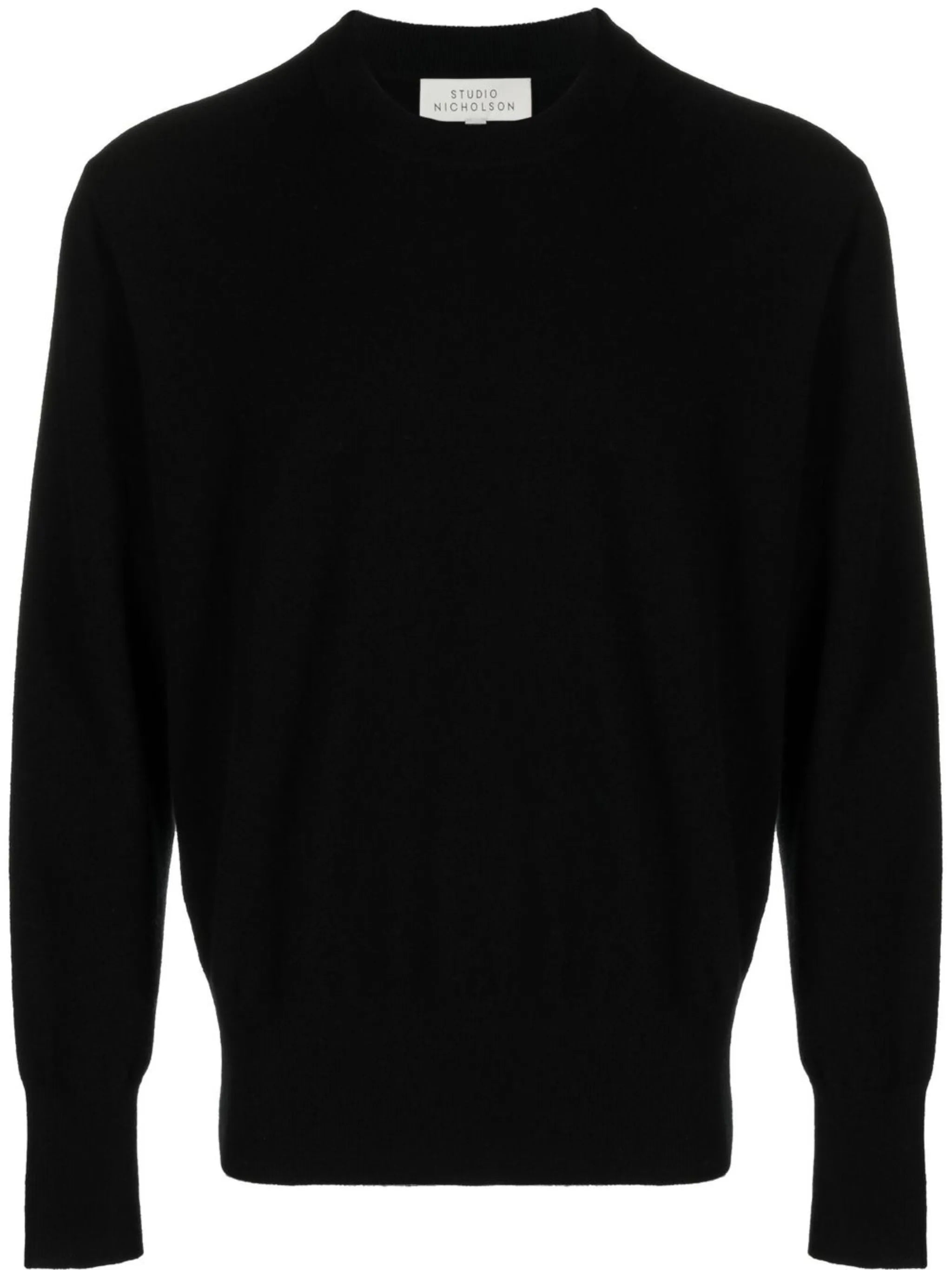 crew-neck long-sleeve jumper