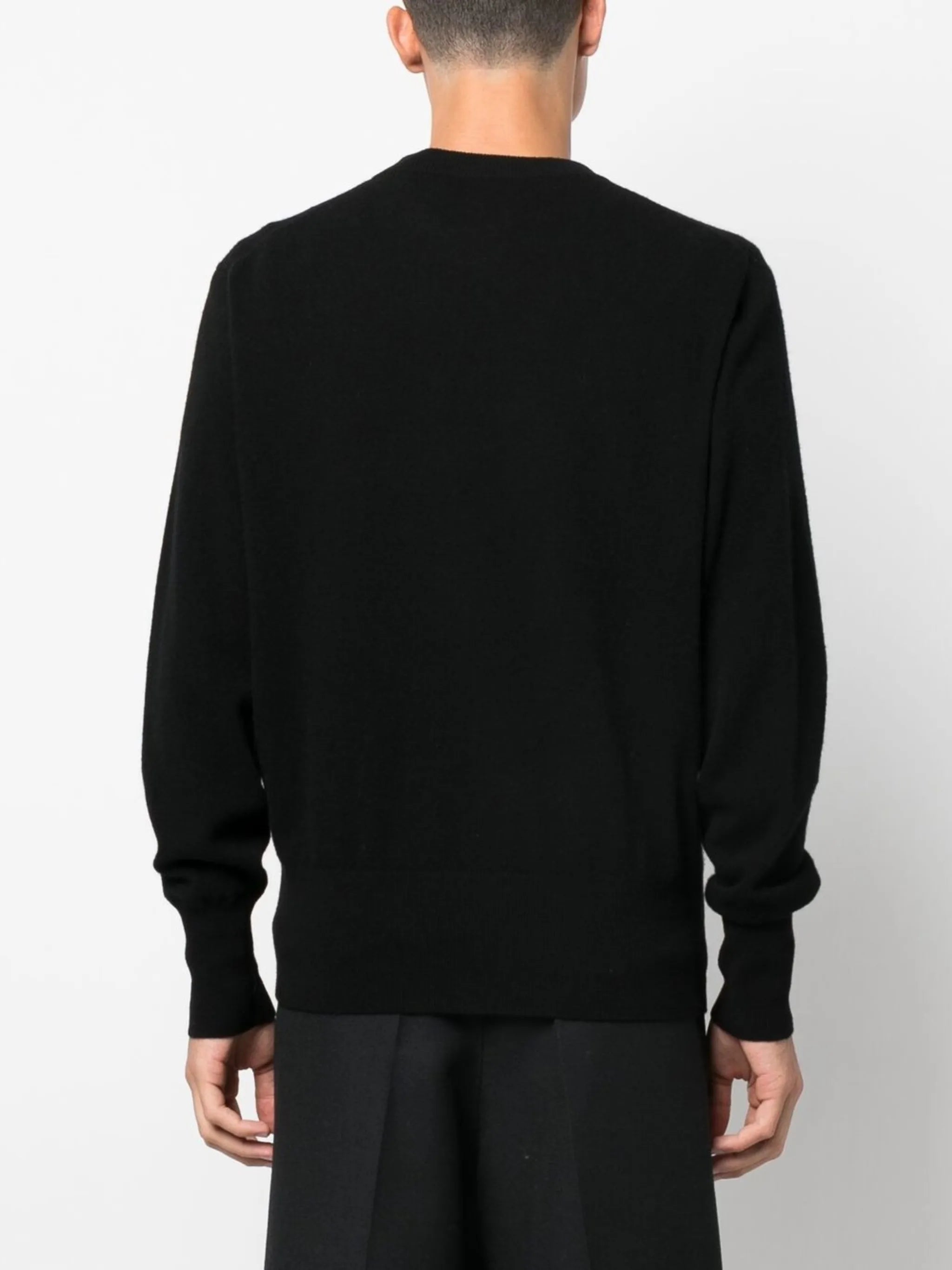 crew-neck long-sleeve jumper