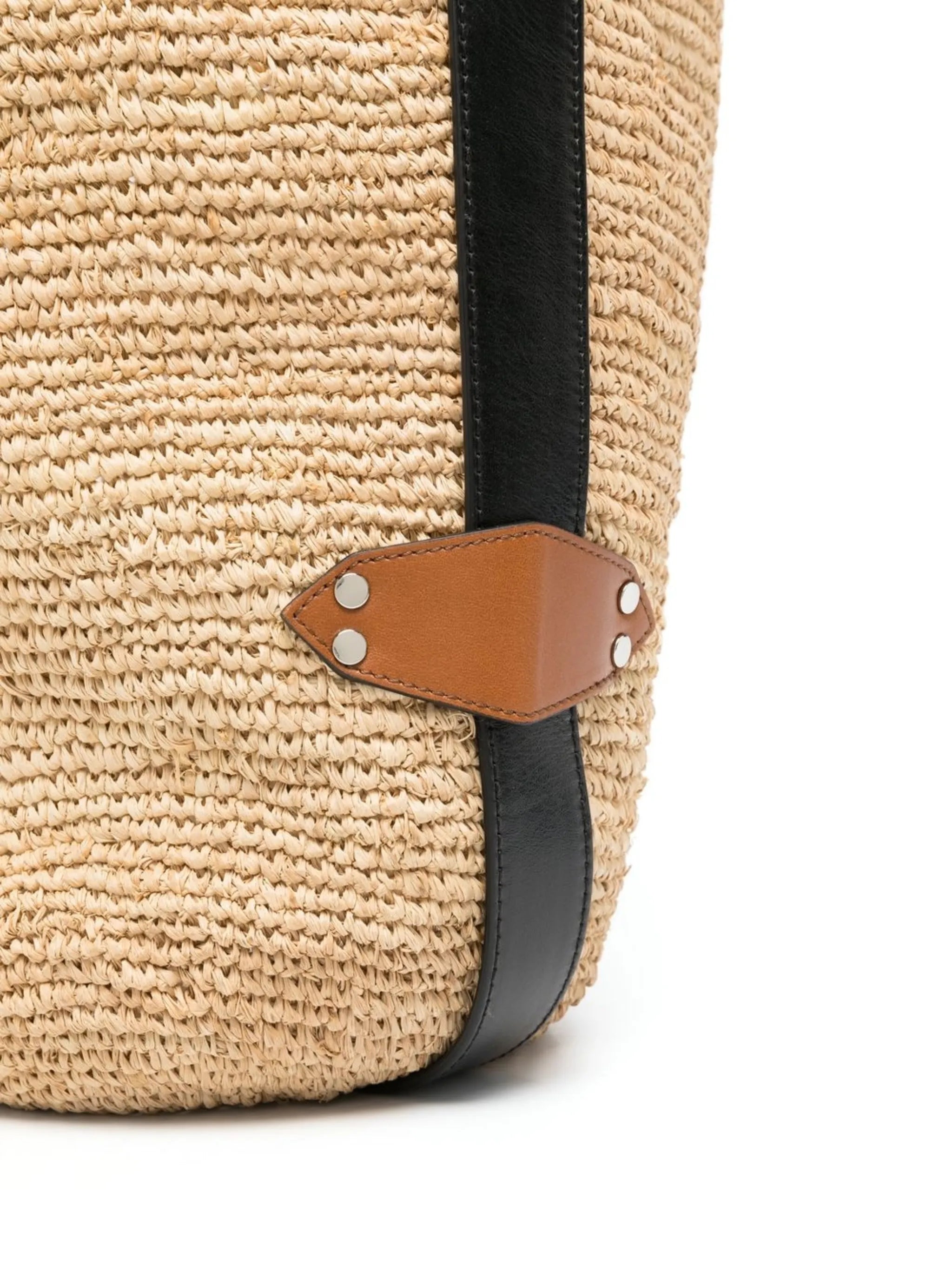 Bayia raffia tote bag