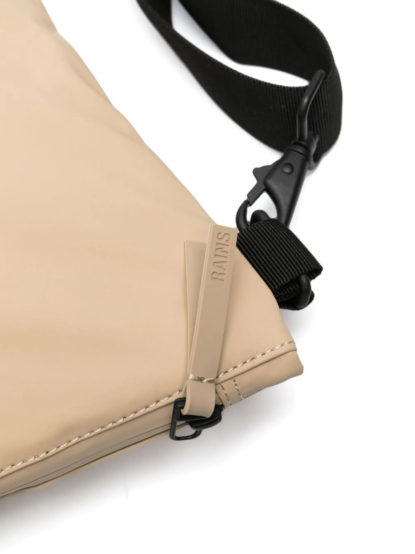 matte-finish zipped tote bag
