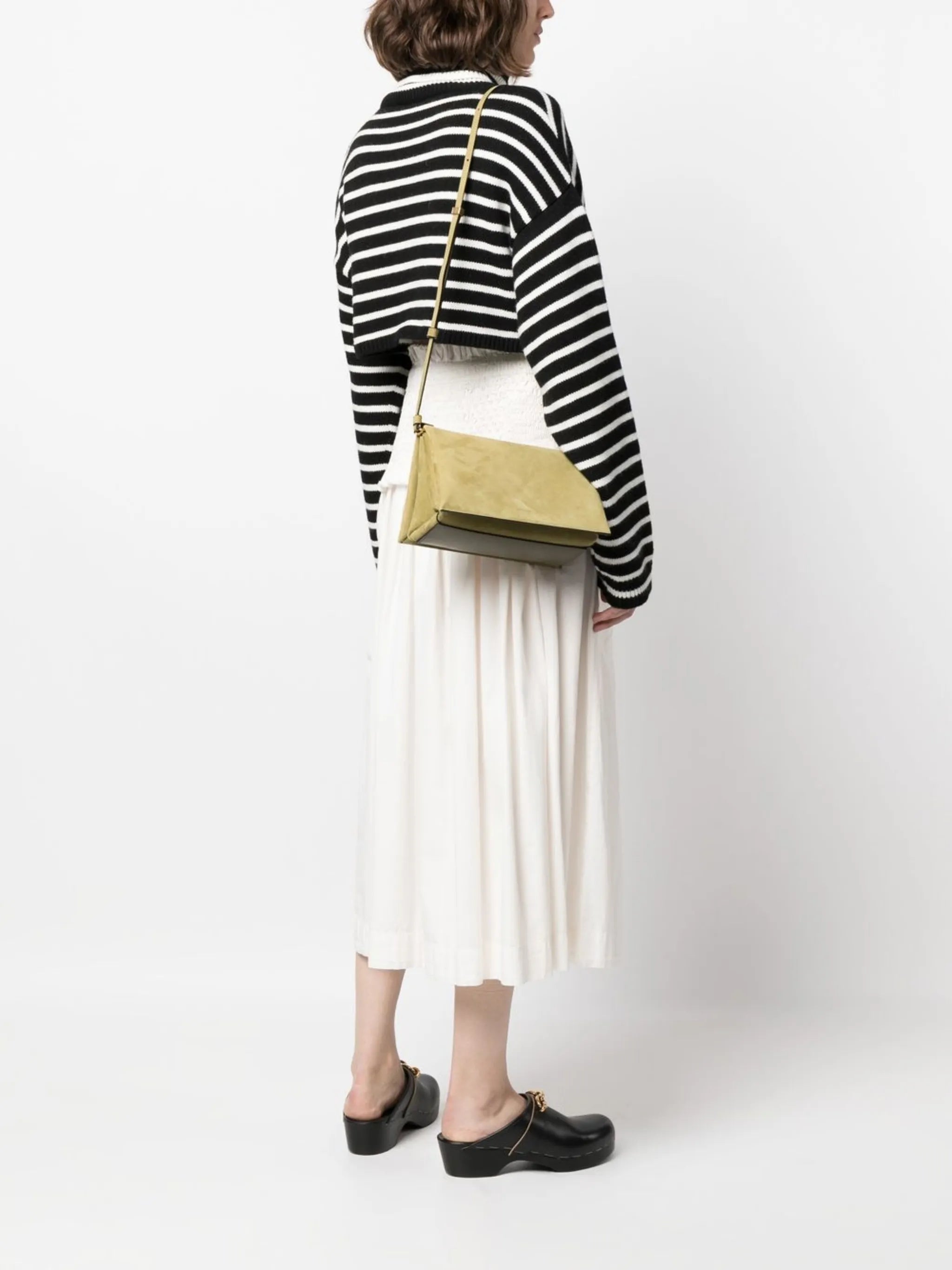 Uma suede crossbody bag