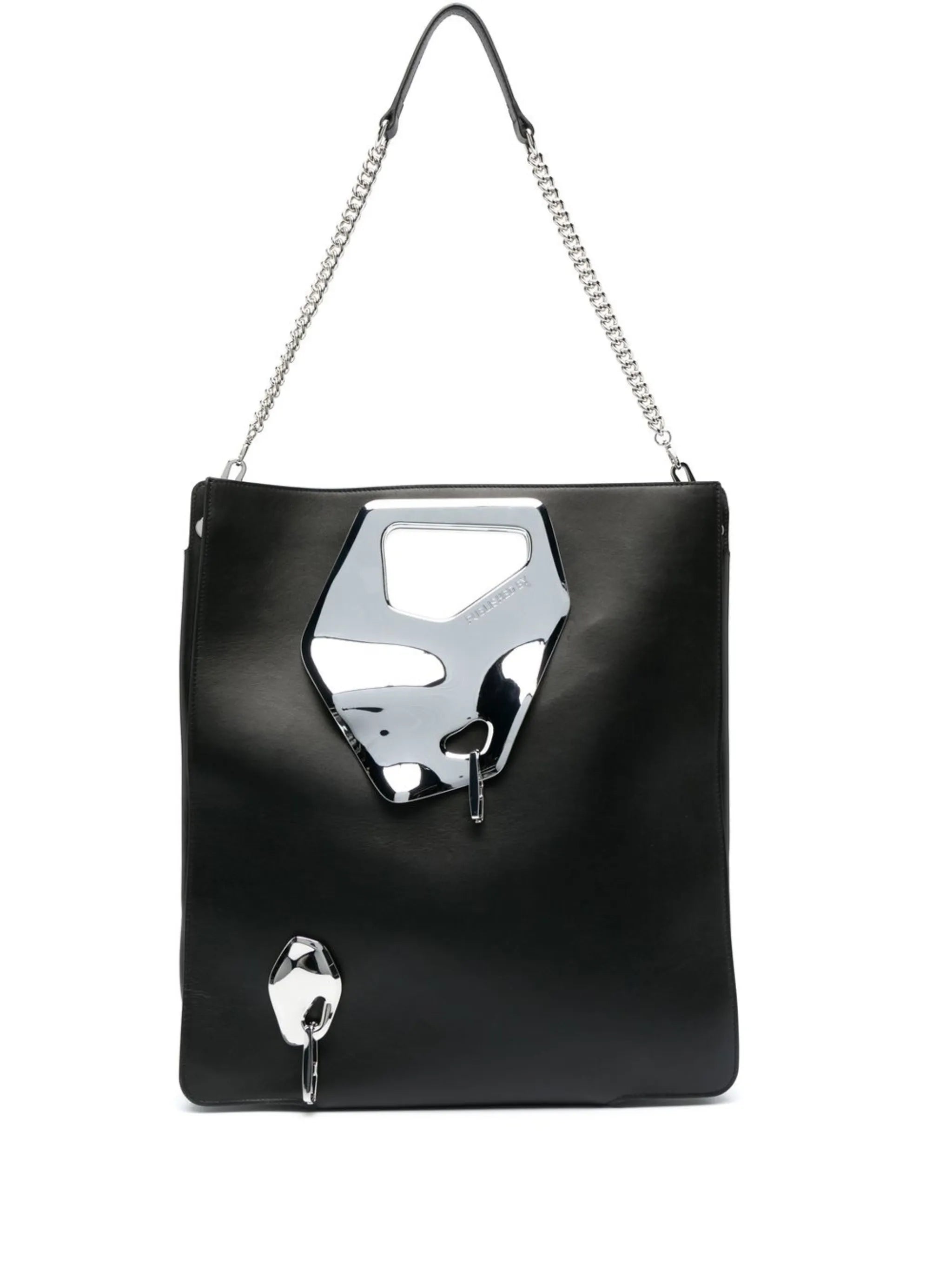 tall leather tote bag