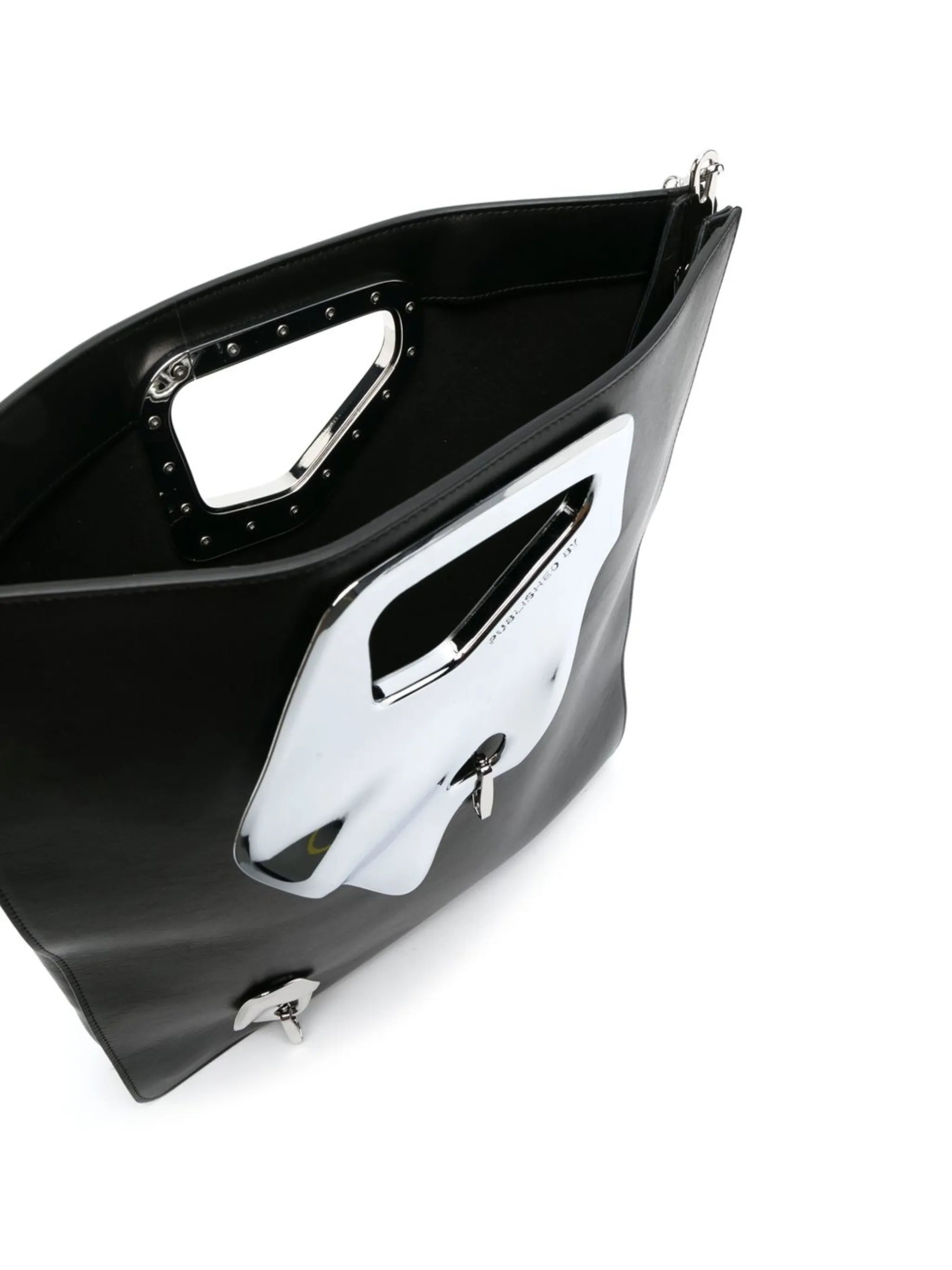 tall leather tote bag