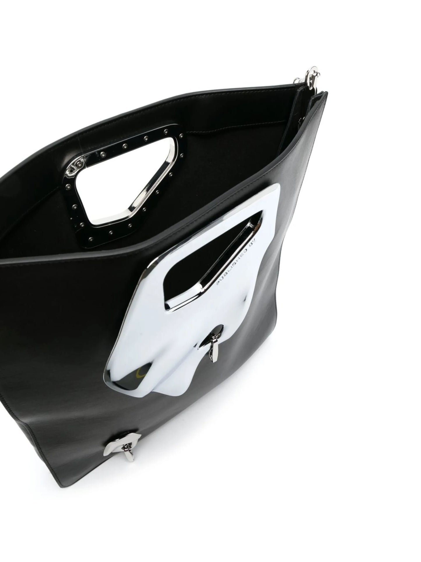 tall leather tote bag