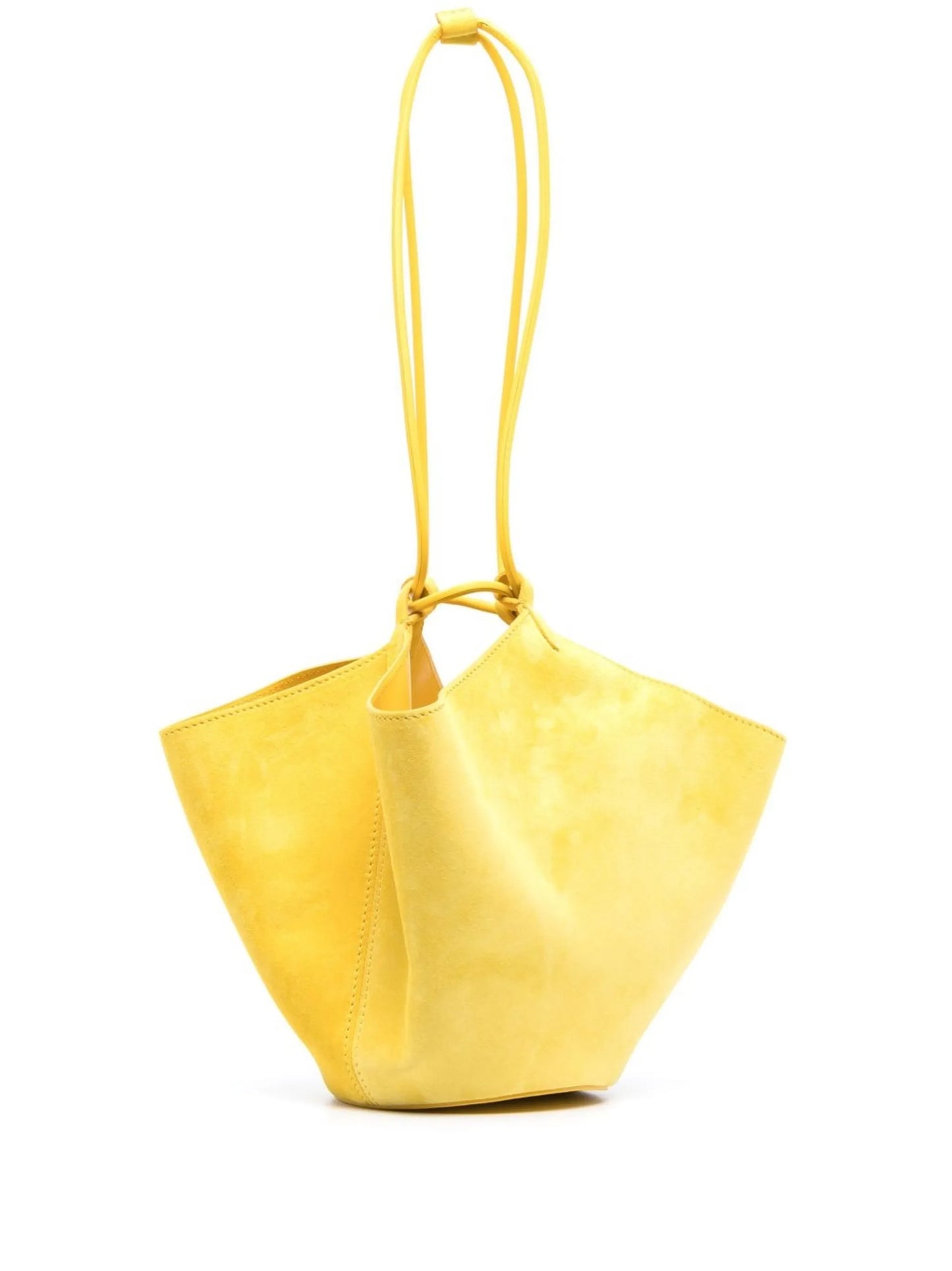 Lotus drawstring shoulder bag