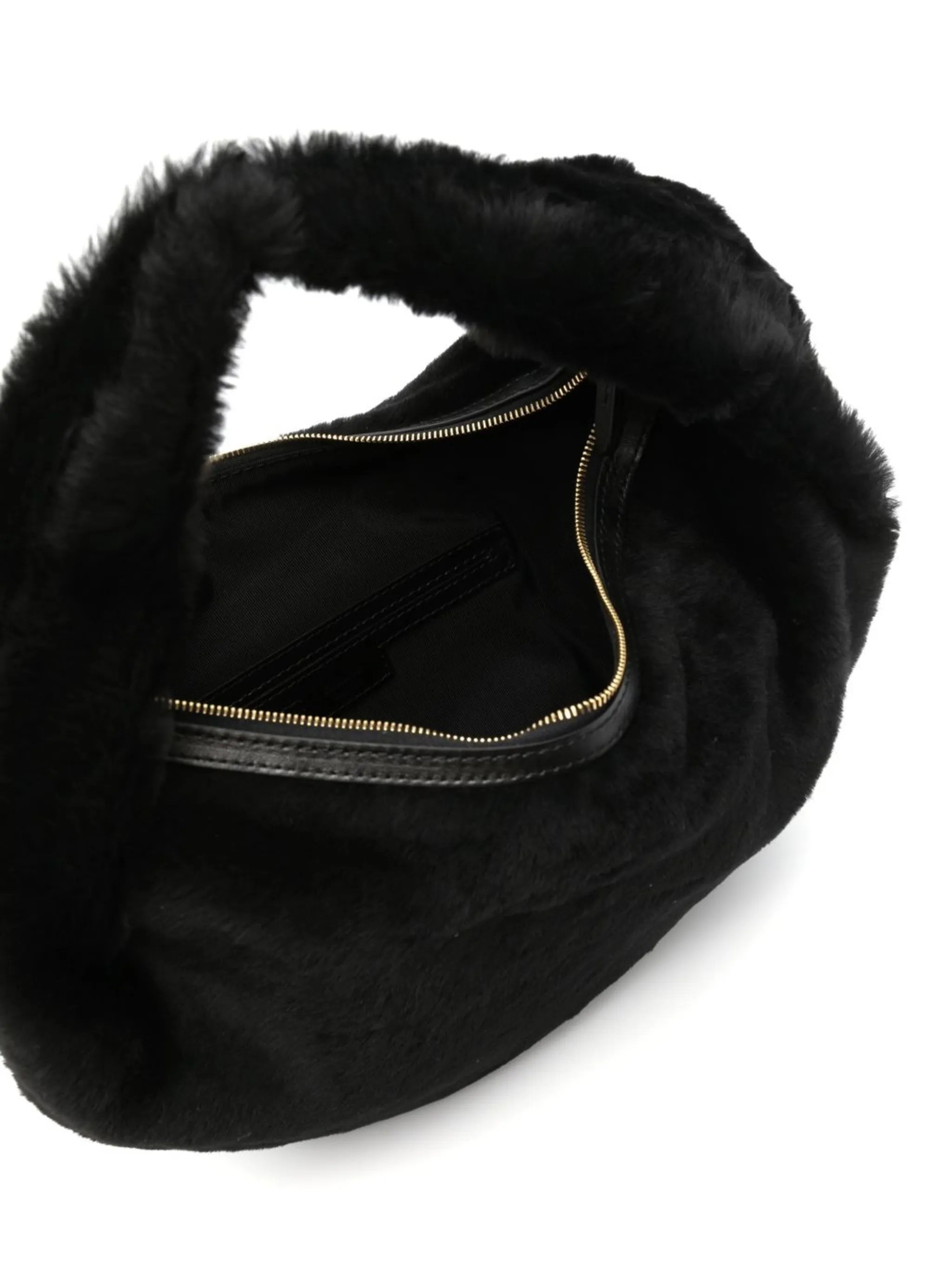 medium Olivia shearling shoulder bag