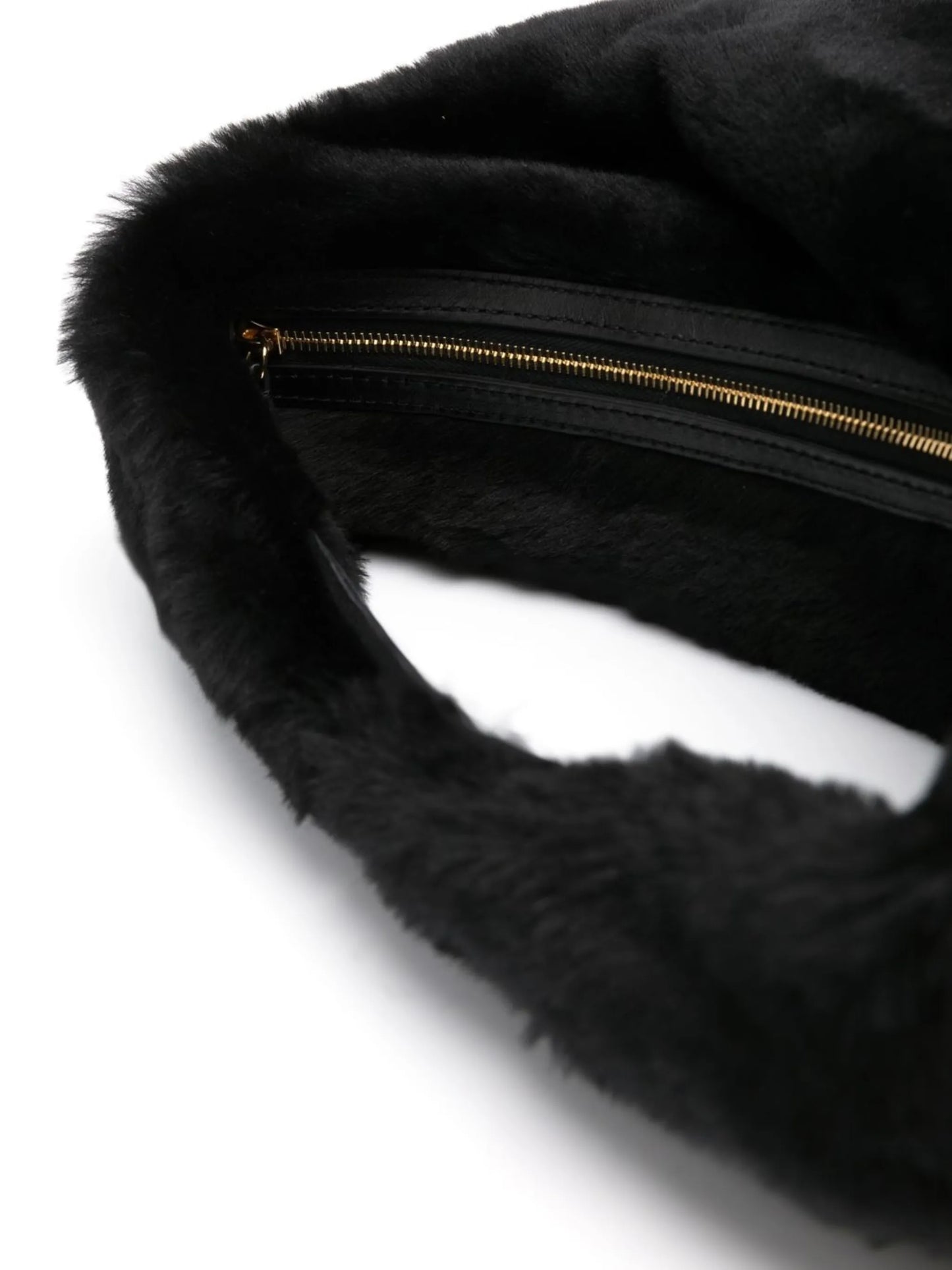medium Olivia shearling shoulder bag