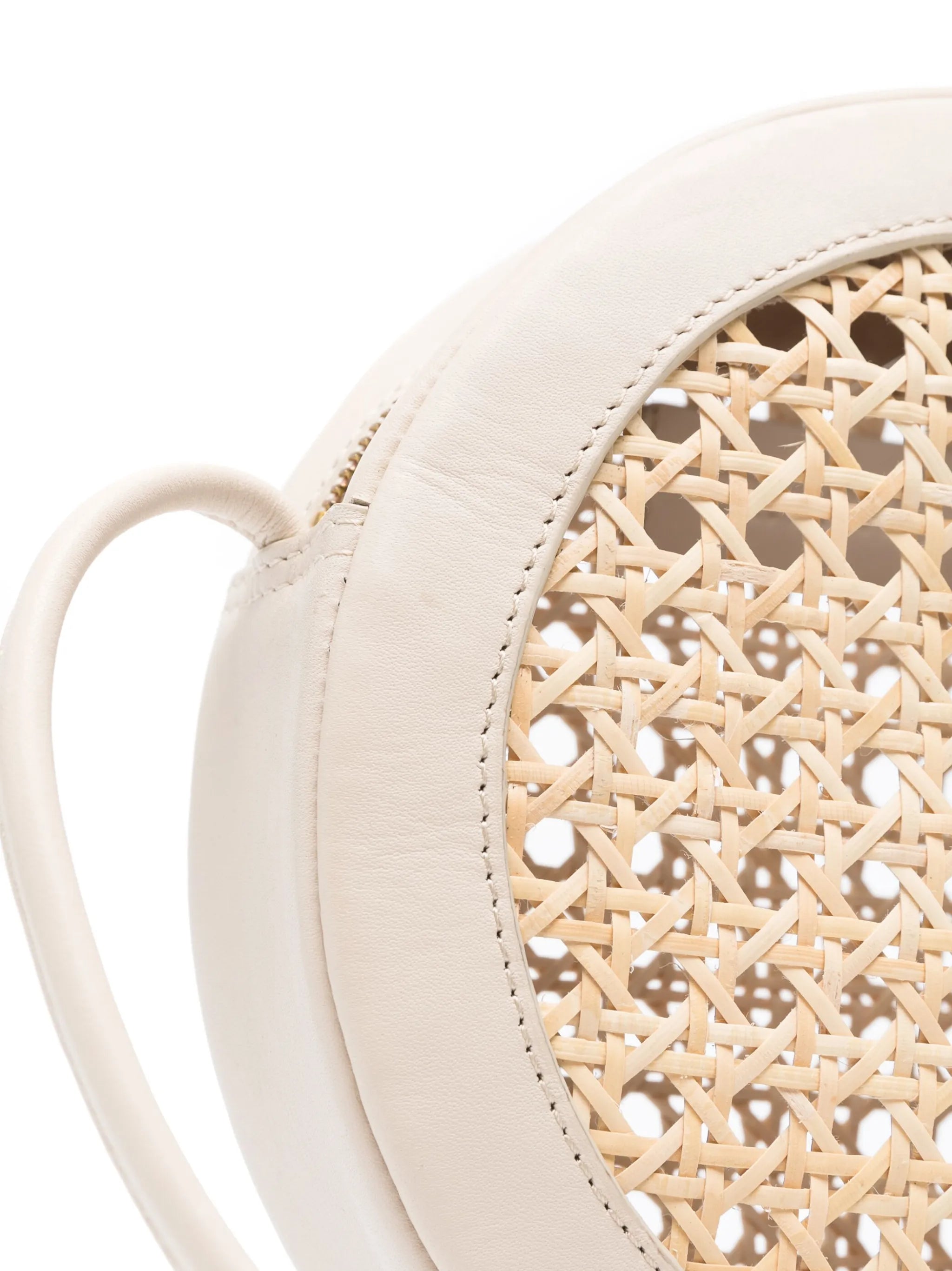 round straw crossbody bag