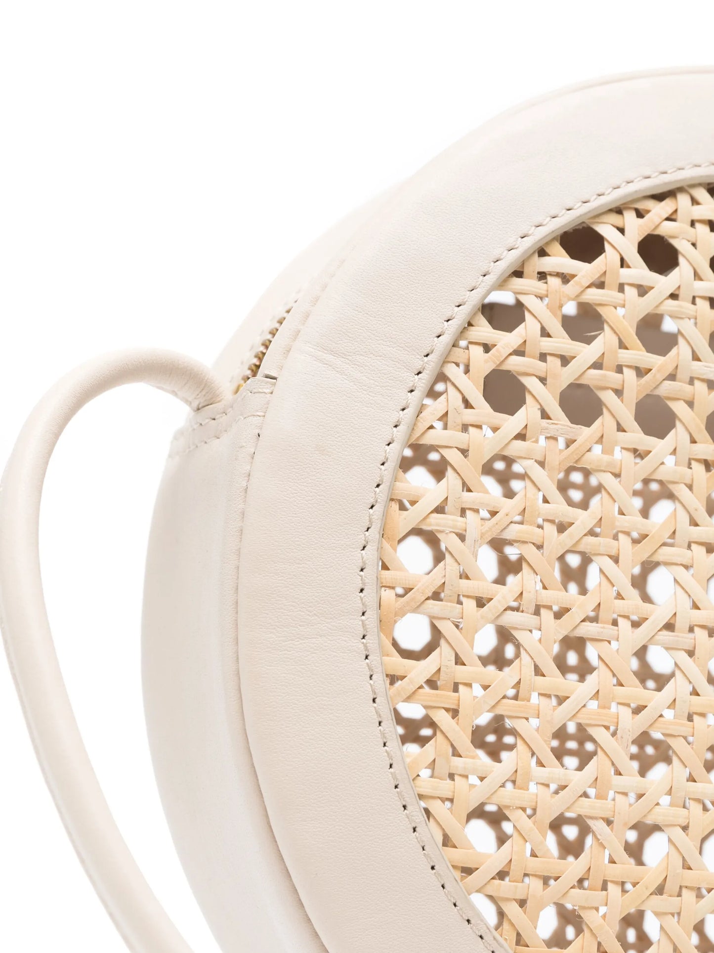 round straw crossbody bag