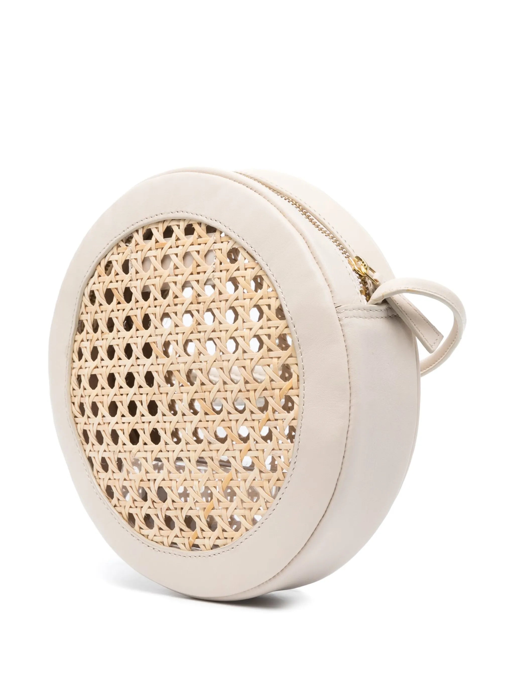 round straw crossbody bag