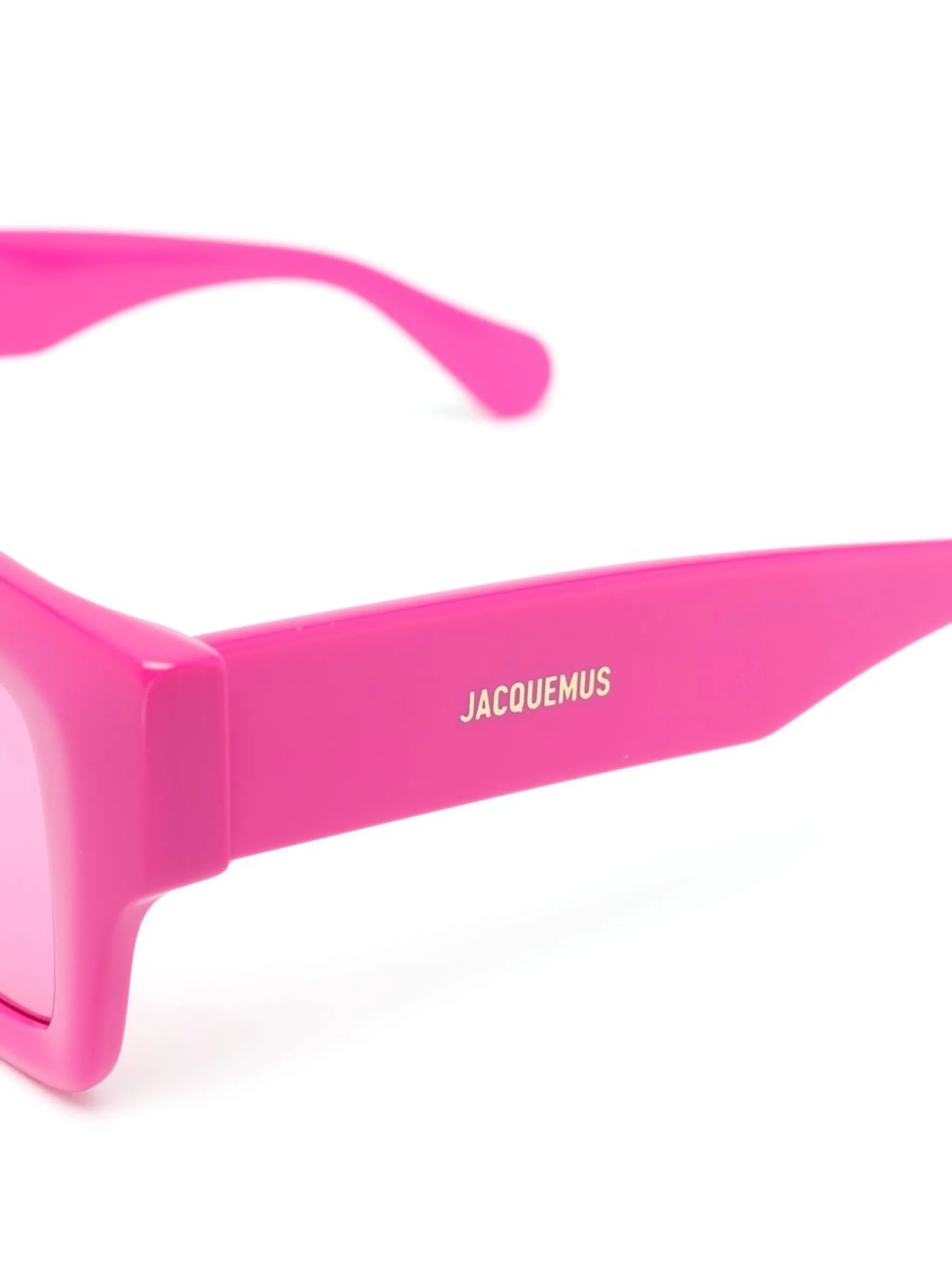 logo-plaque square-frame sunglasses