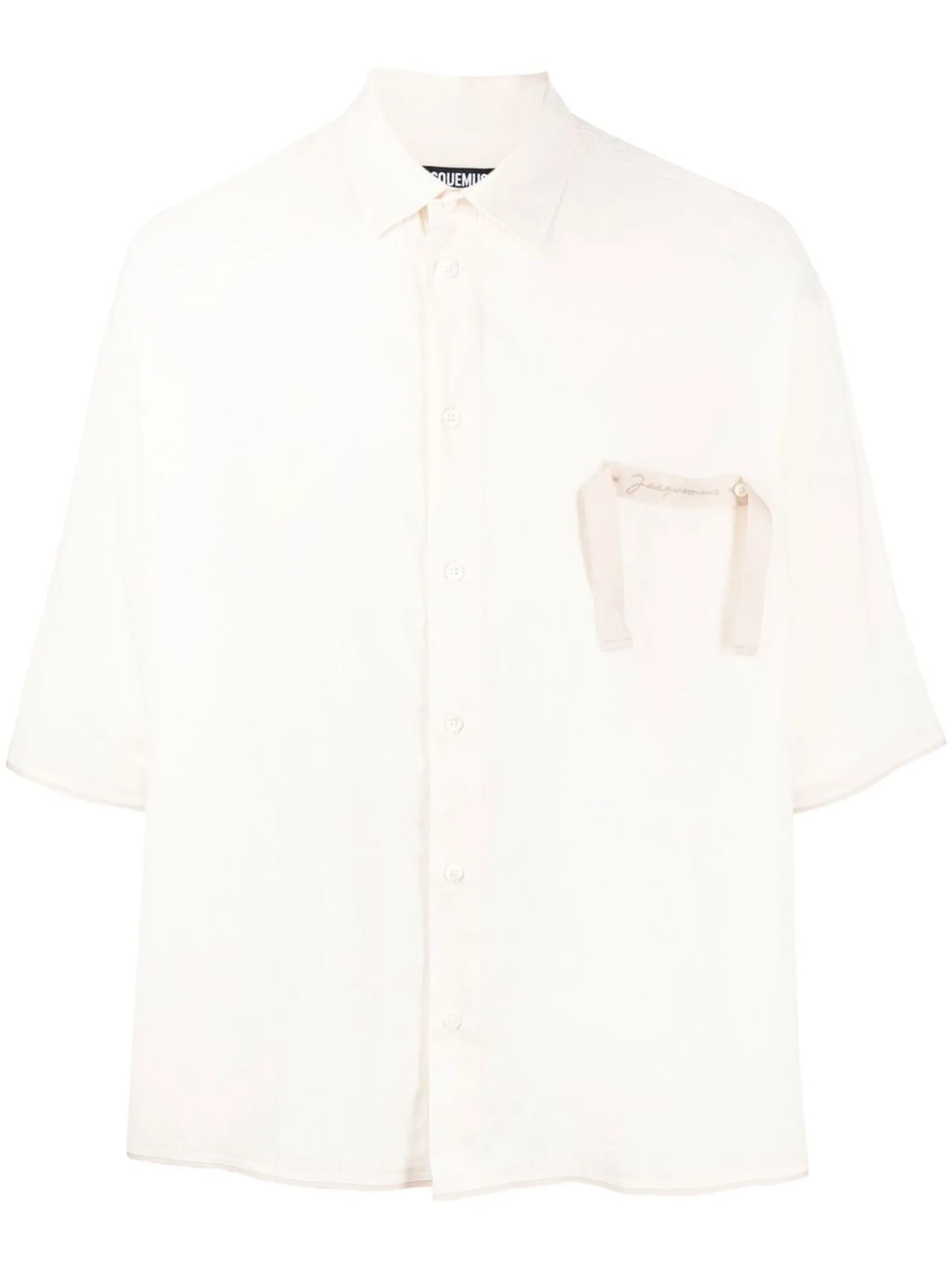 embroidered-logo short-sleeve shirt