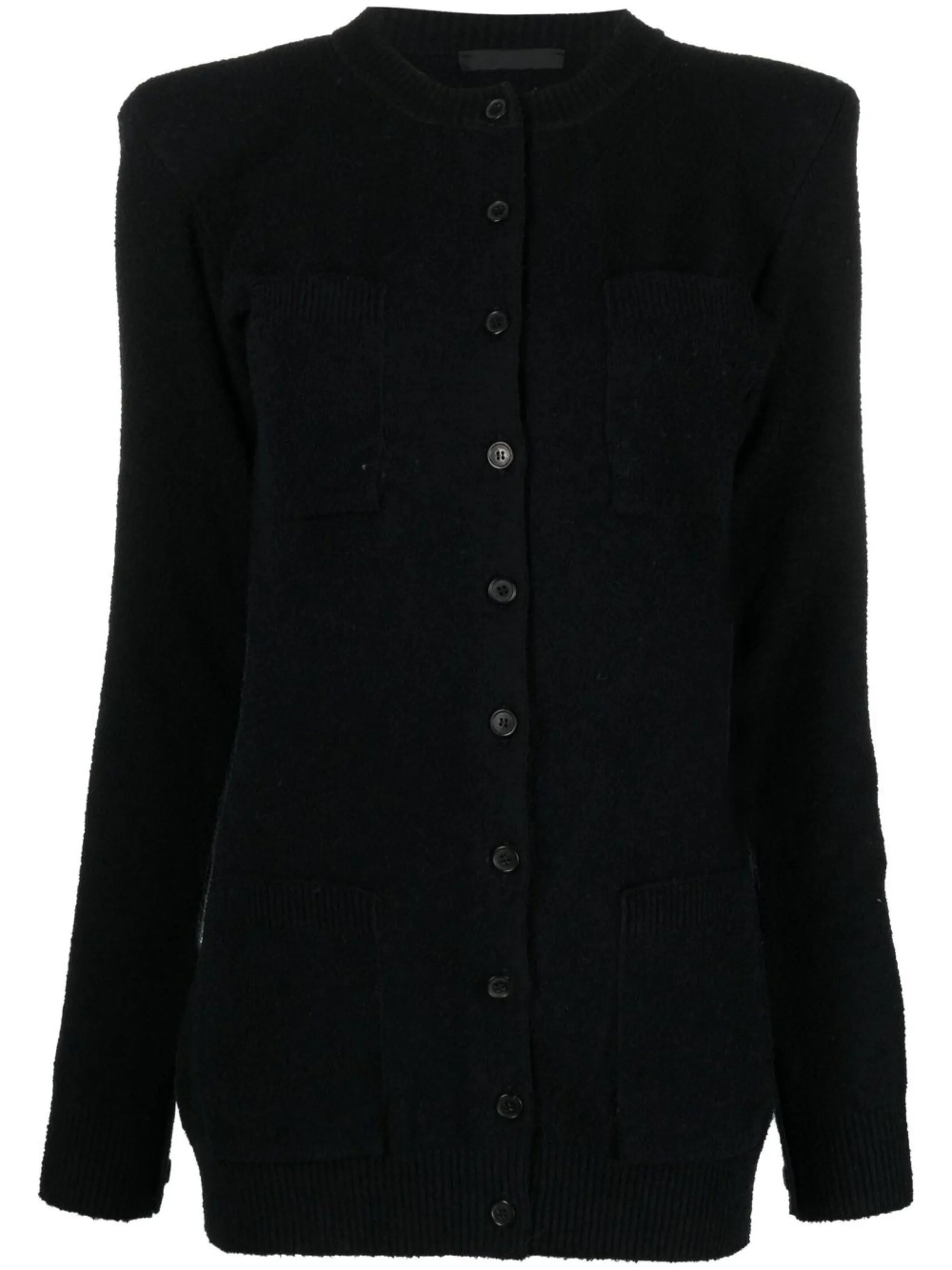 button-up cotton cardigan