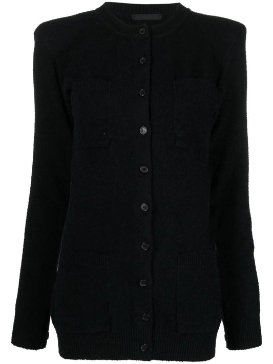 button-up cotton cardigan
