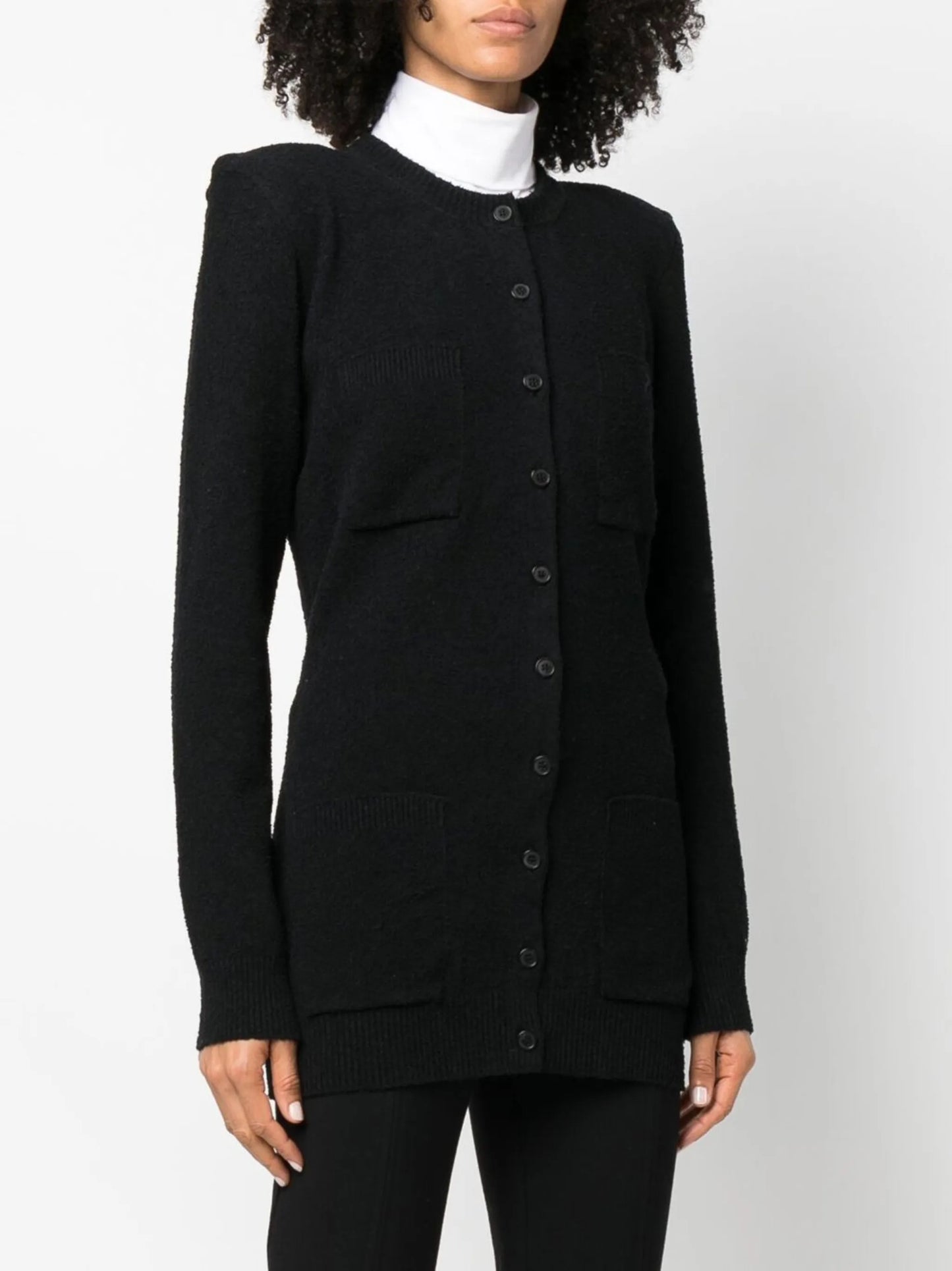 button-up cotton cardigan
