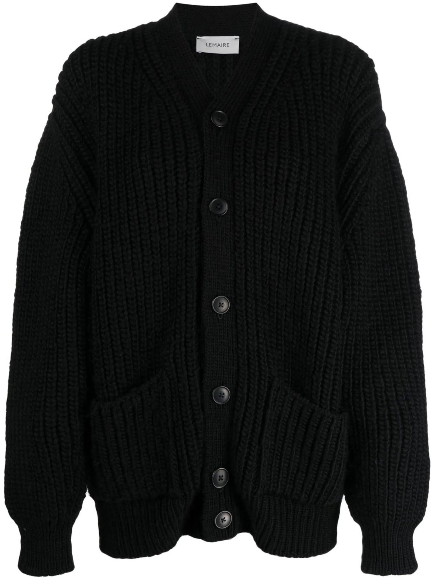 chunky-knit oversized cardigan