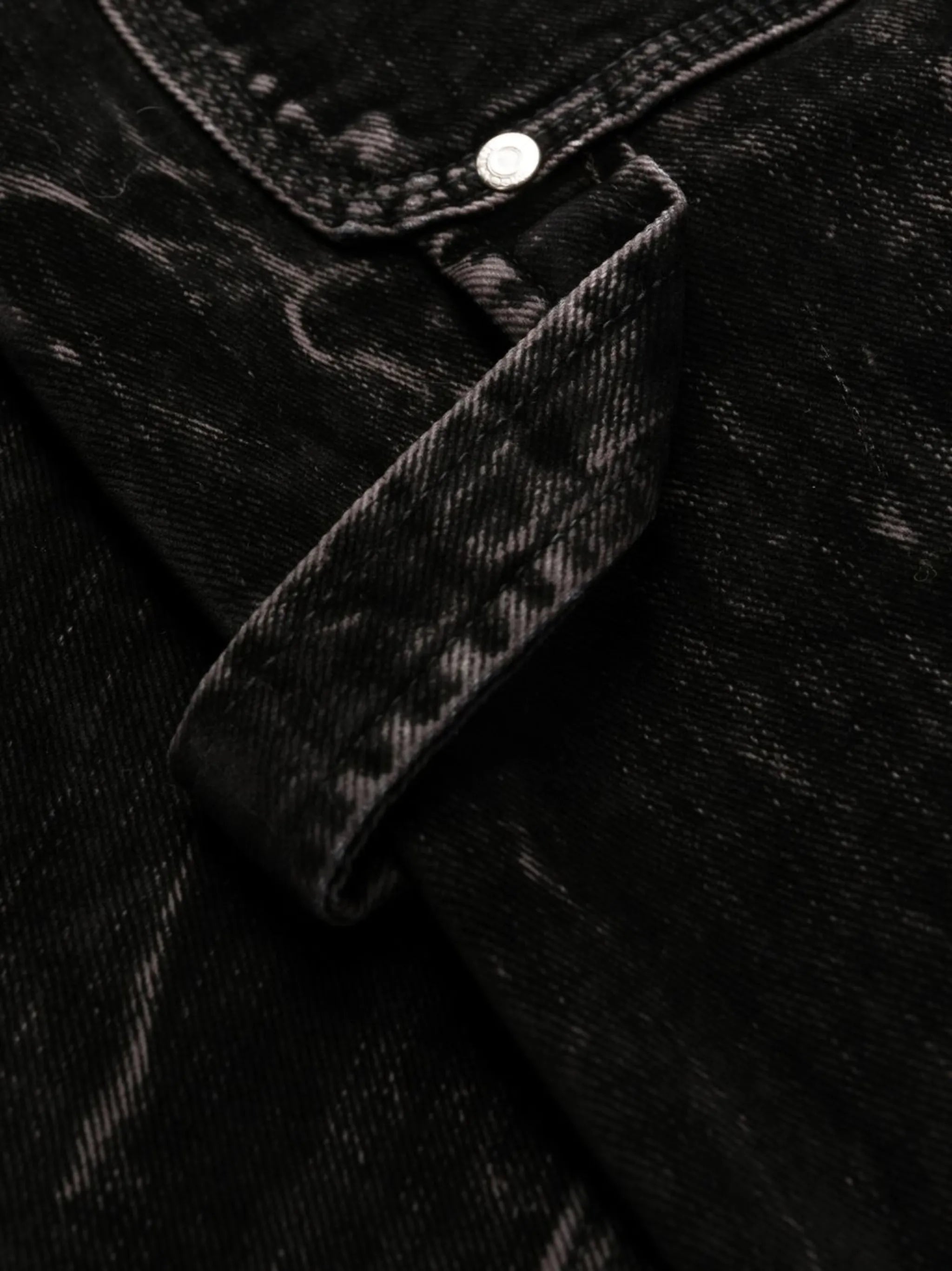 straight-leg denim jeans