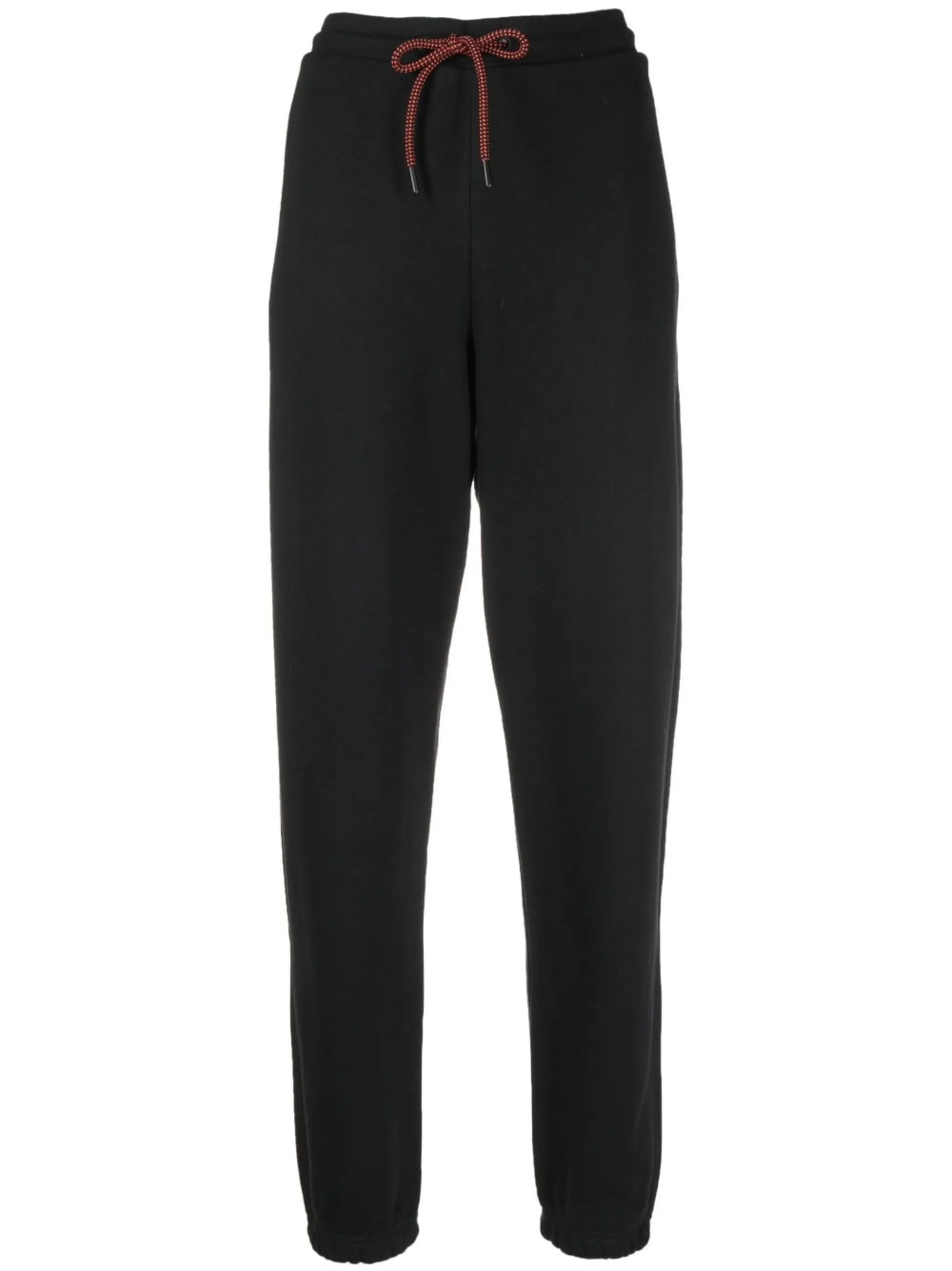 drawstring cotton track-pants
