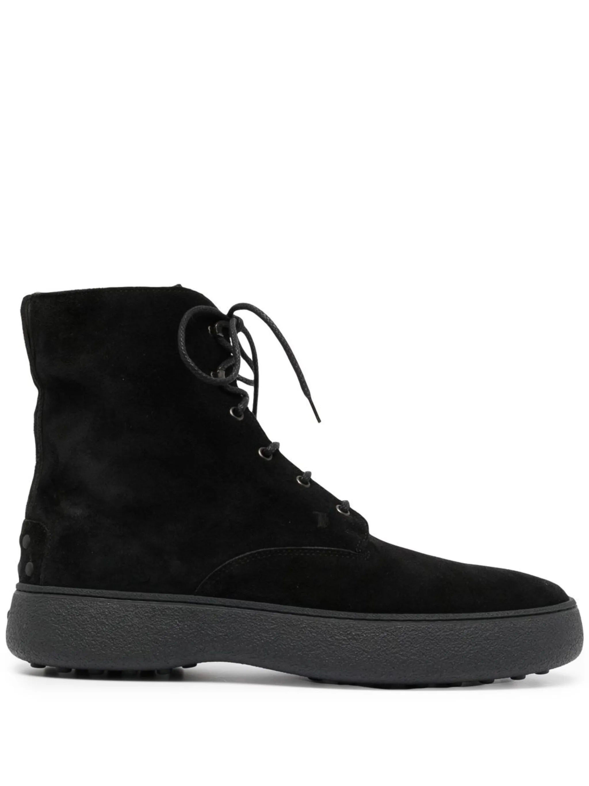 W.G. lace-up suede boots