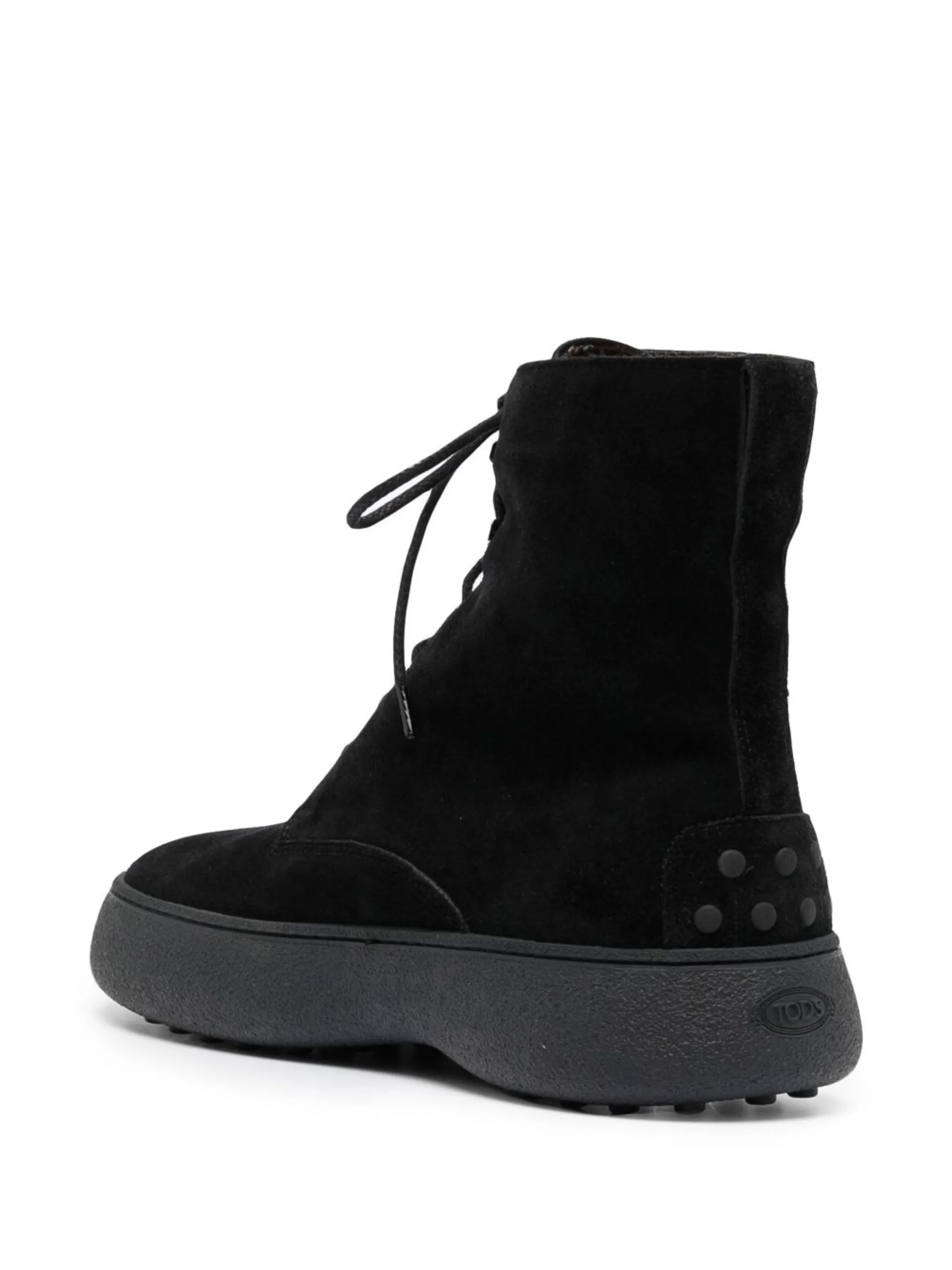 W.G. lace-up suede boots