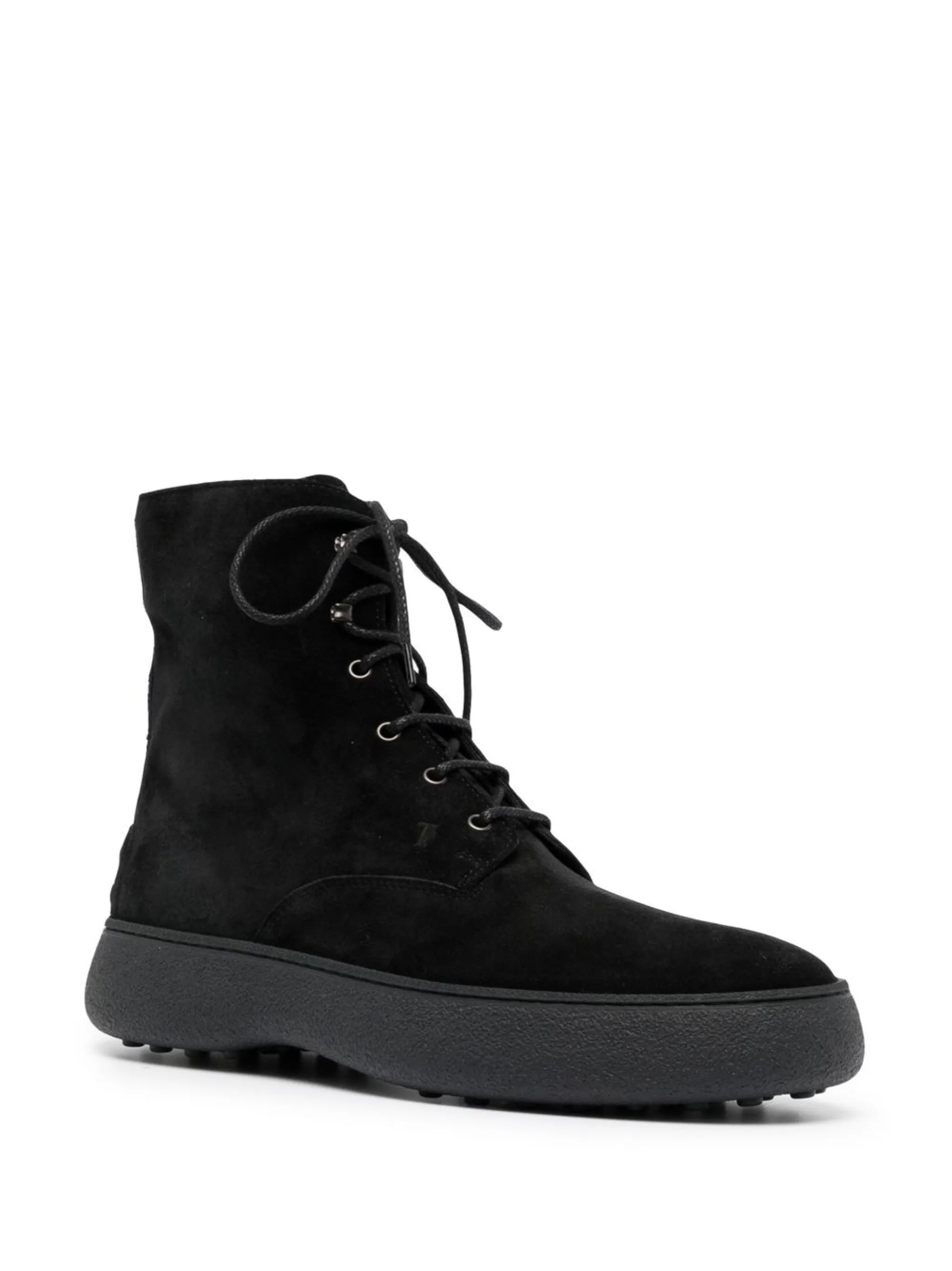 W.G. lace-up suede boots