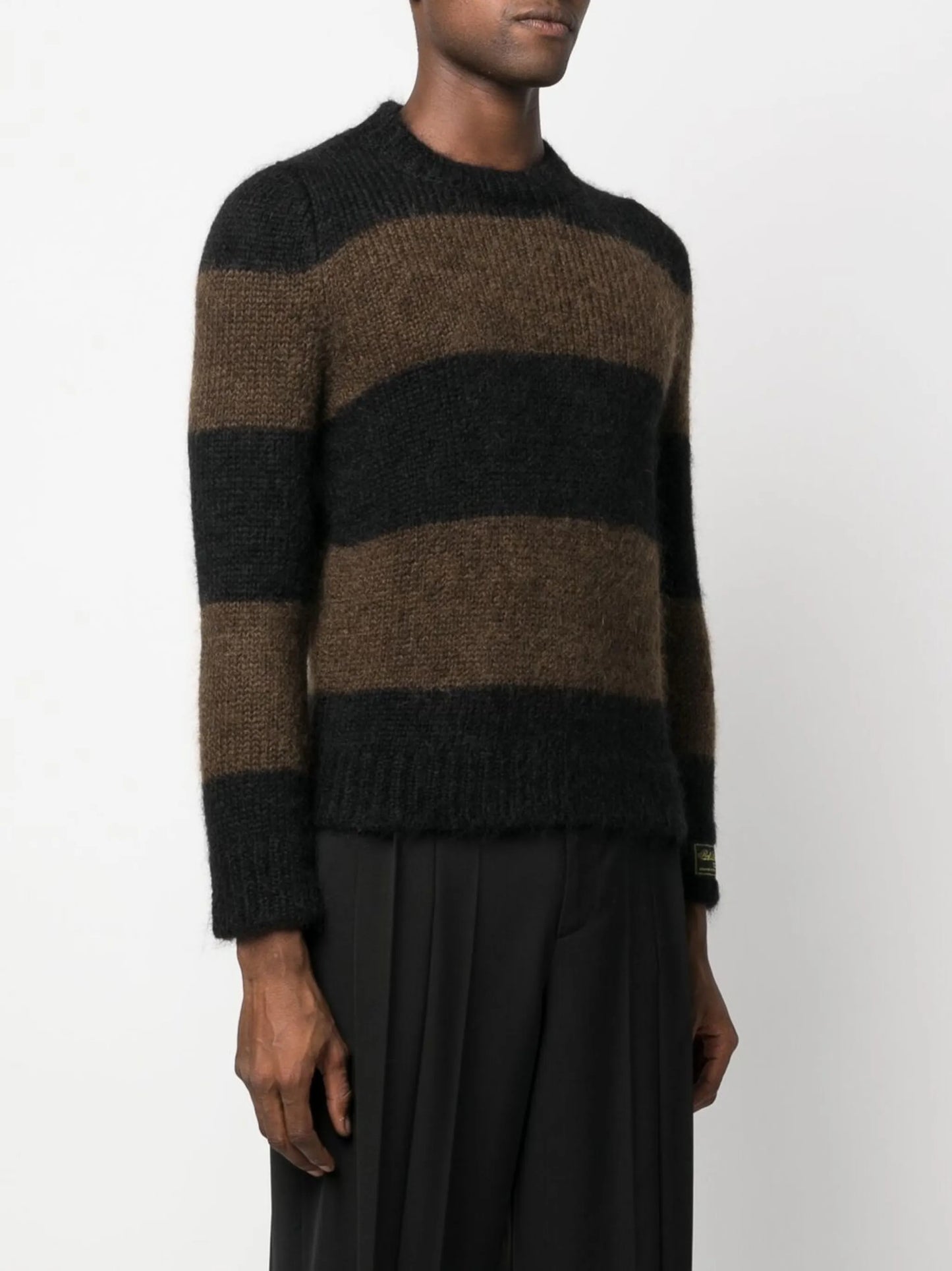 horizontal-stripe jumper