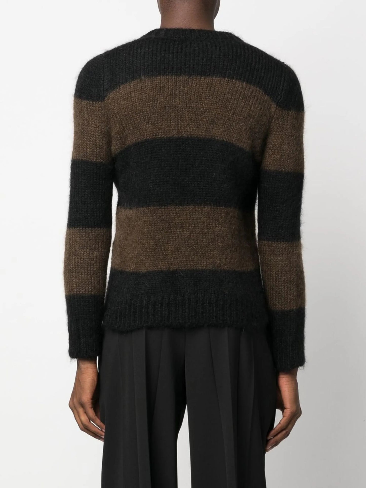 horizontal-stripe jumper