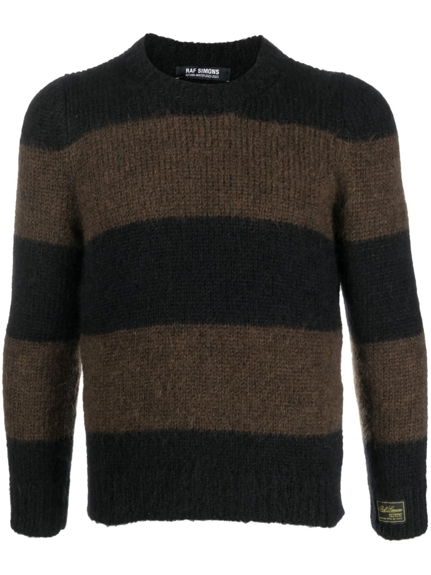 horizontal-stripe jumper