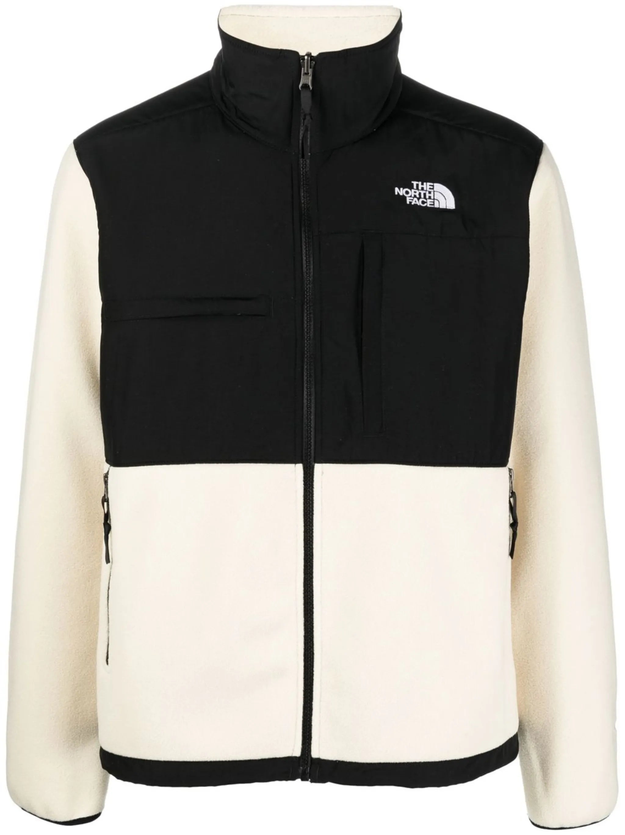 embroidered-logo zipped jacket
