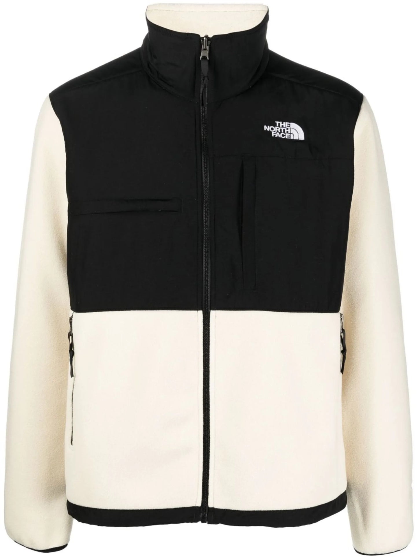 embroidered-logo zipped jacket