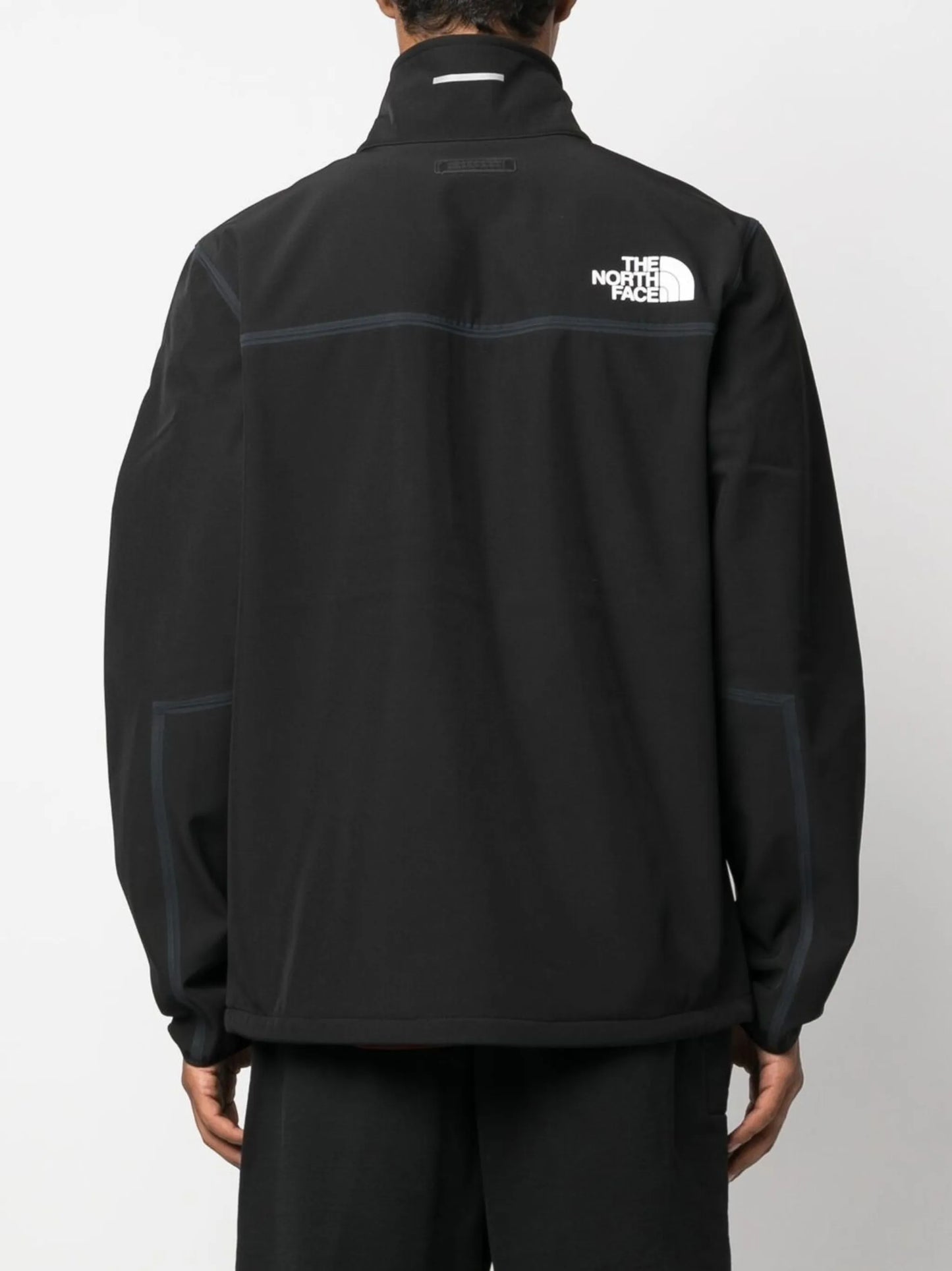 chest logo-print detail jacket