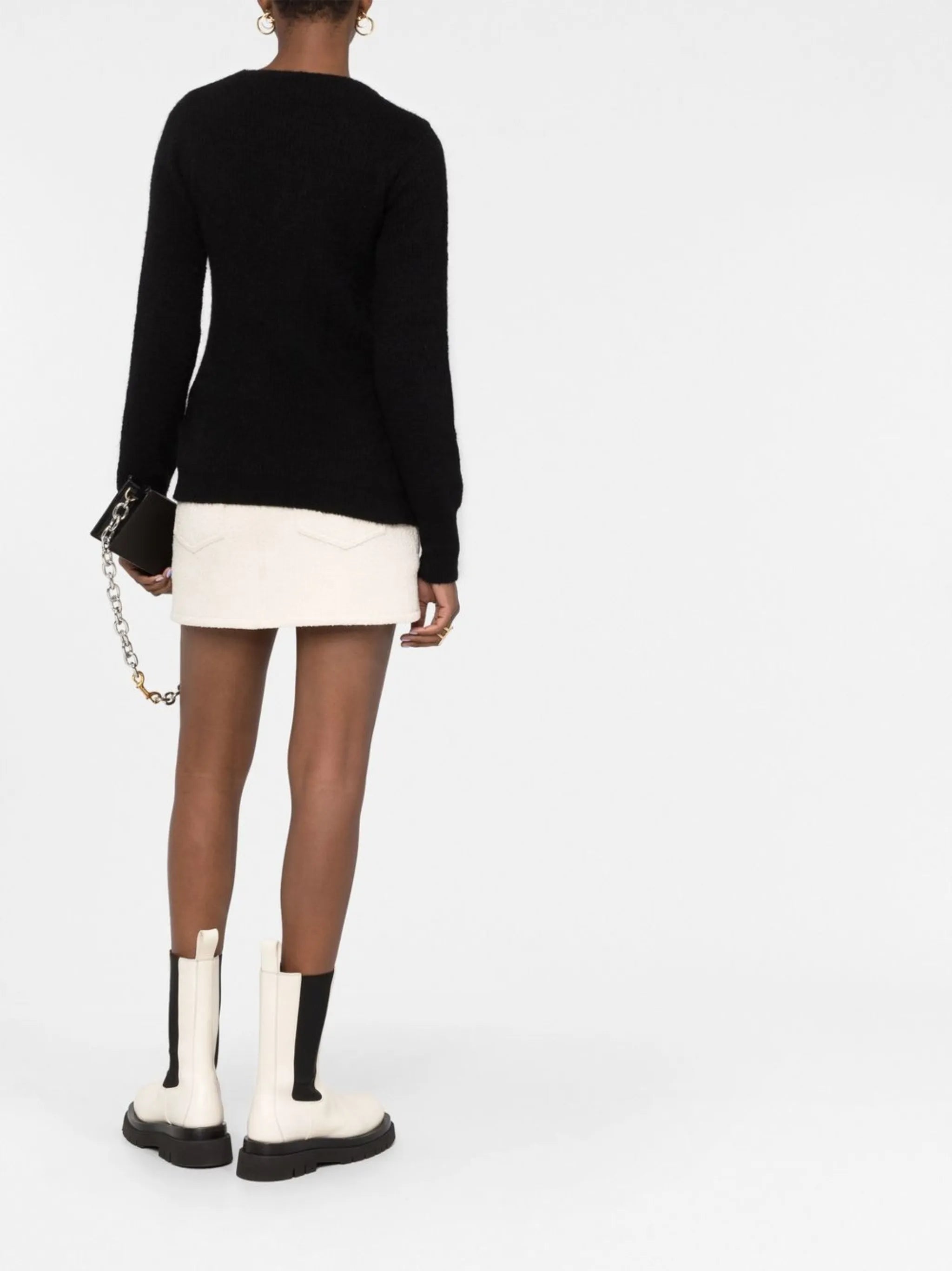 La Maille Pau asymmetric cardigan