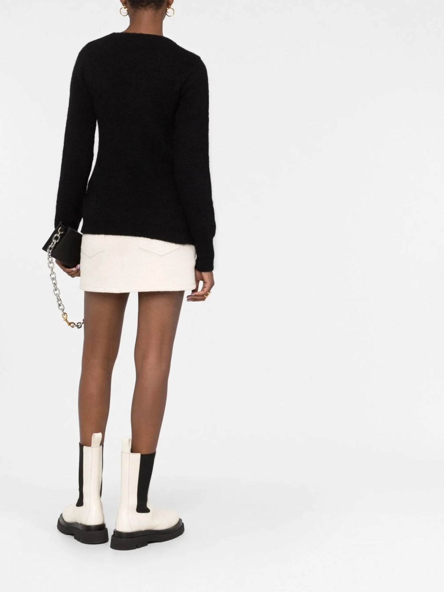 La Maille Pau asymmetric cardigan
