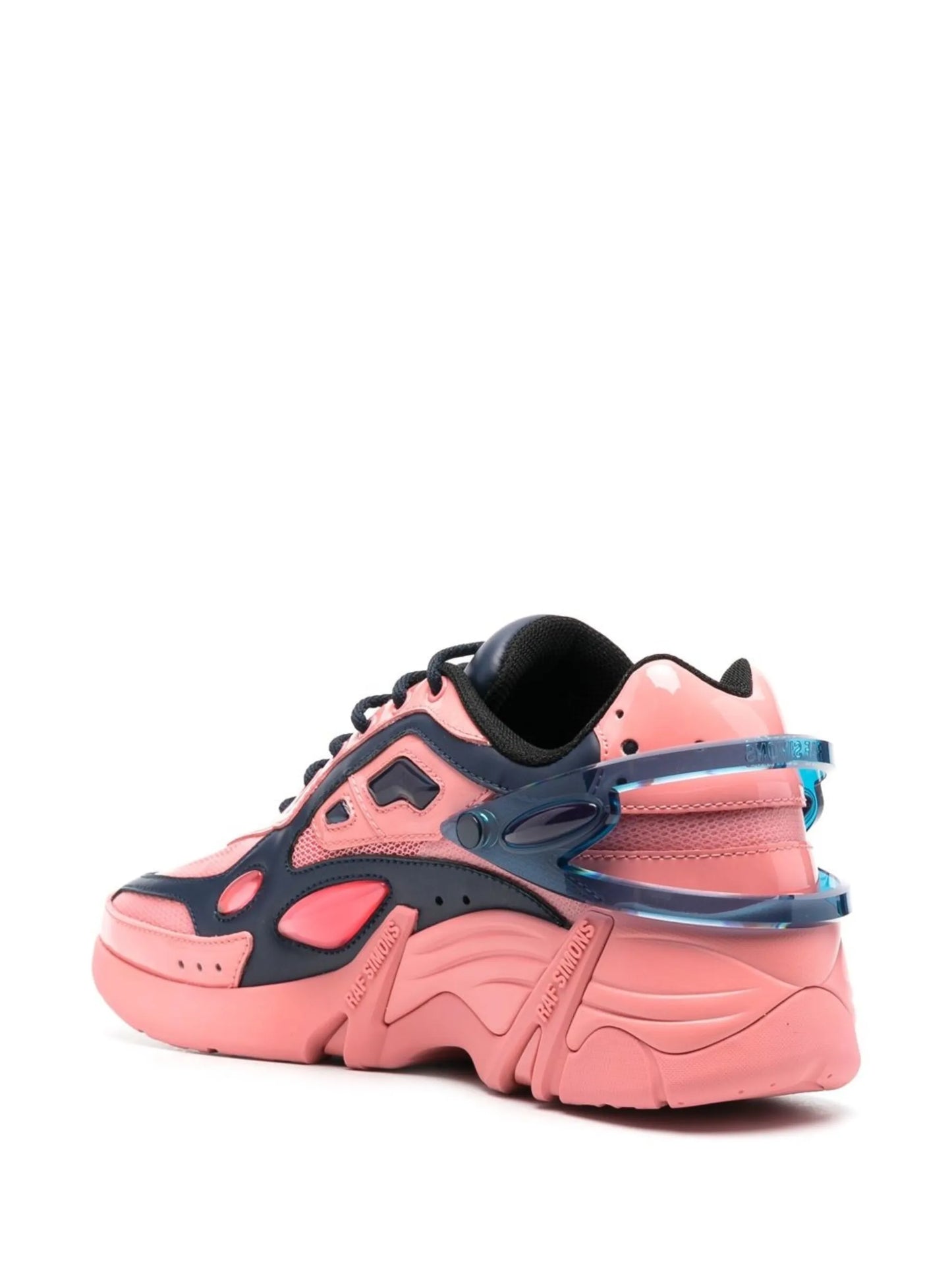 multi-panel lace-up sneakers