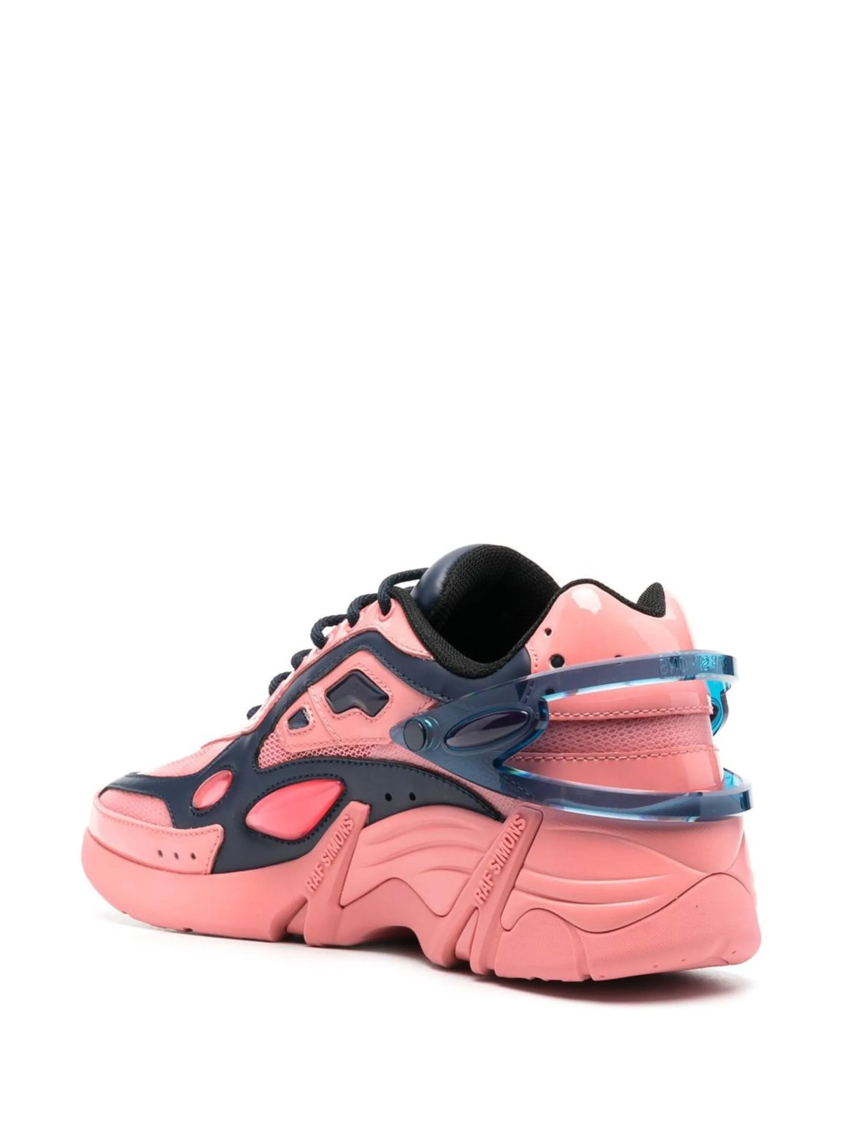 multi-panel lace-up sneakers