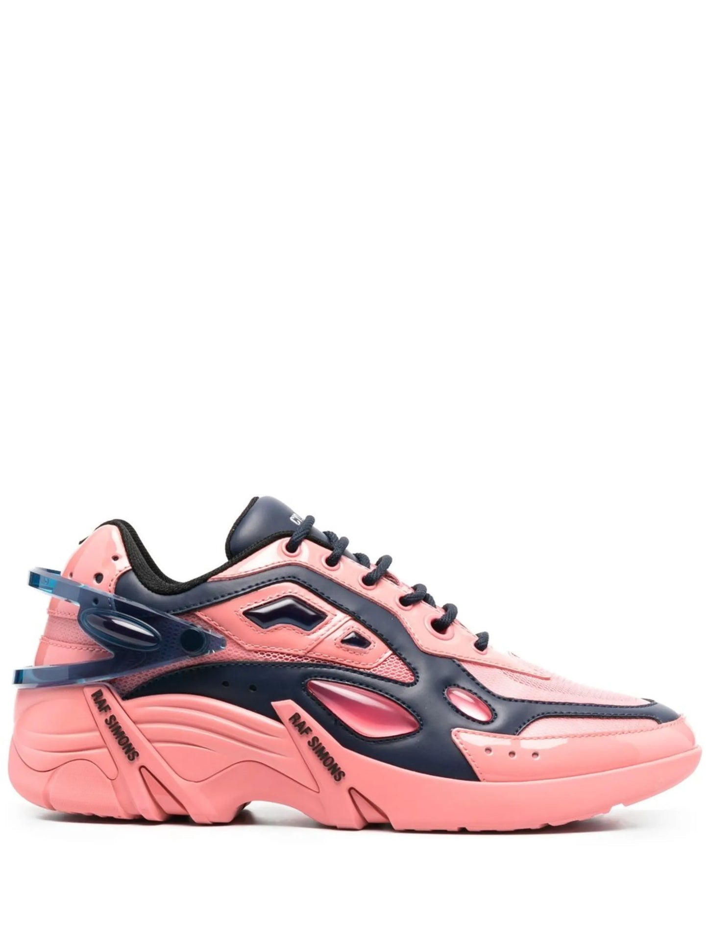 multi-panel lace-up sneakers