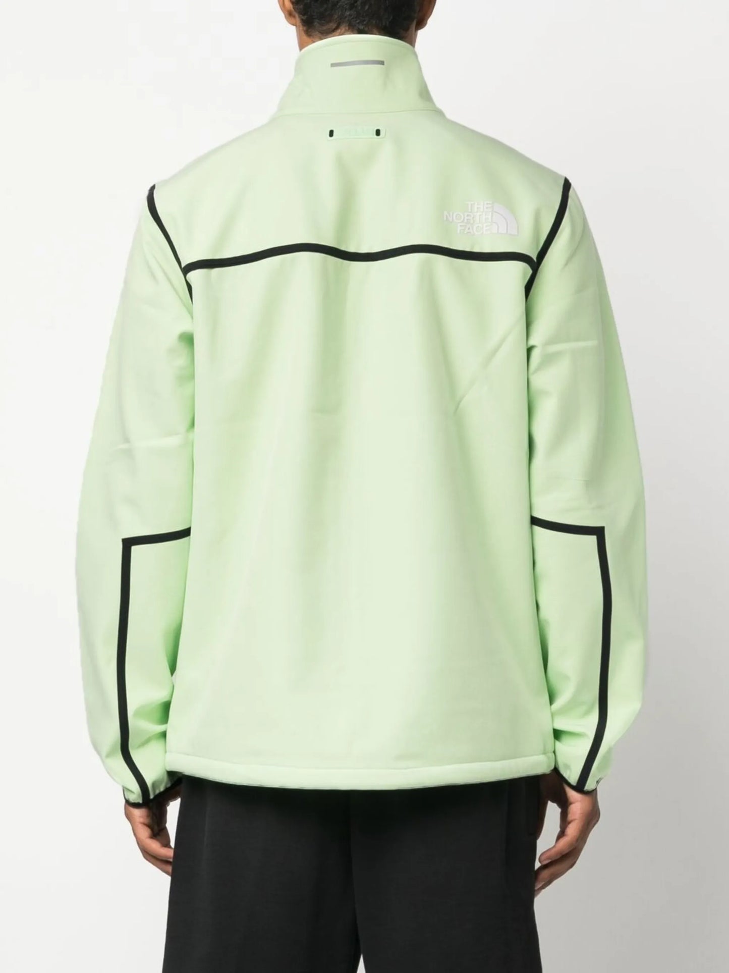 chest logo-print zipped jacket