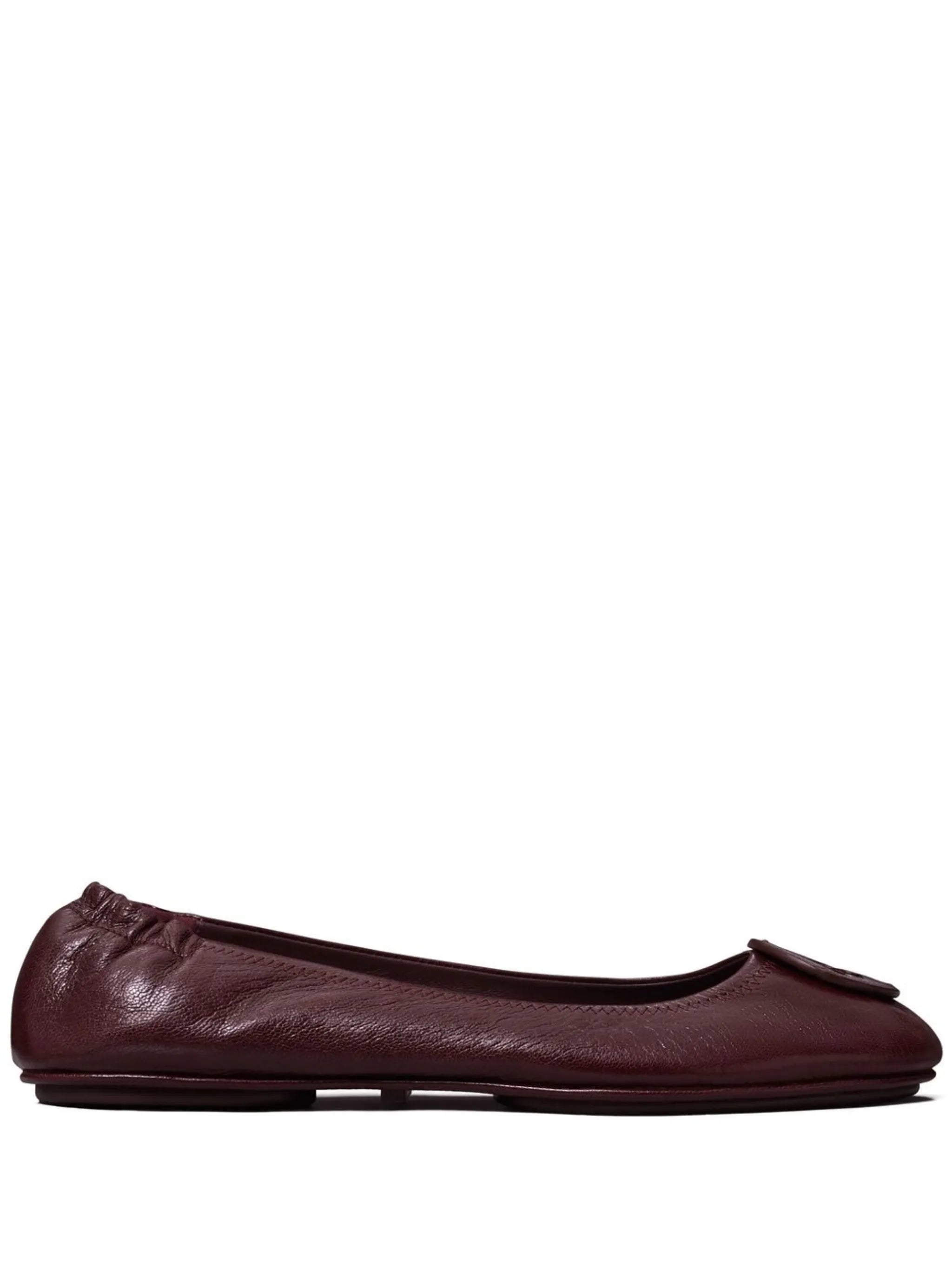 logo-patch detail ballerina shoes