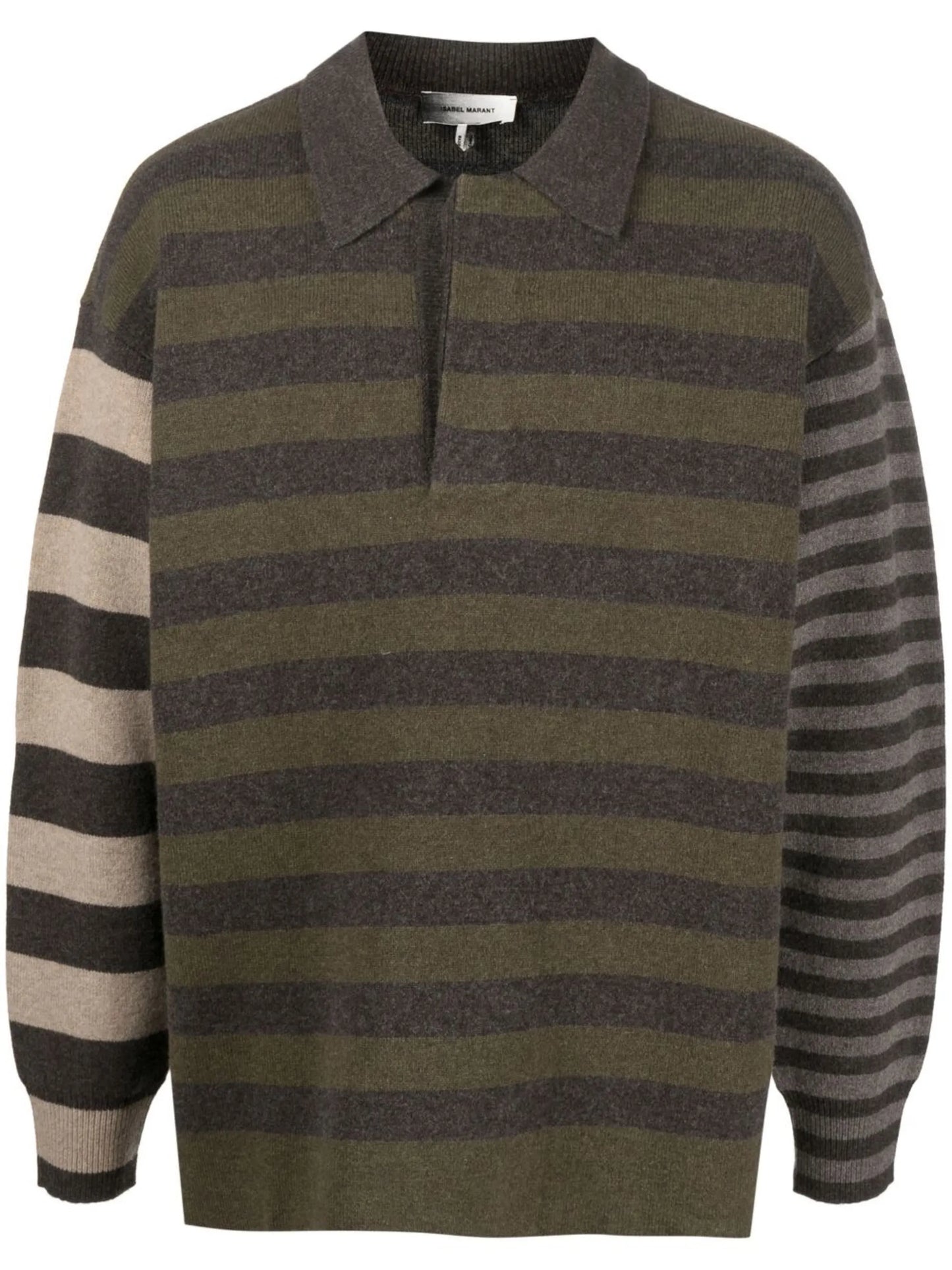 striped polo jumper