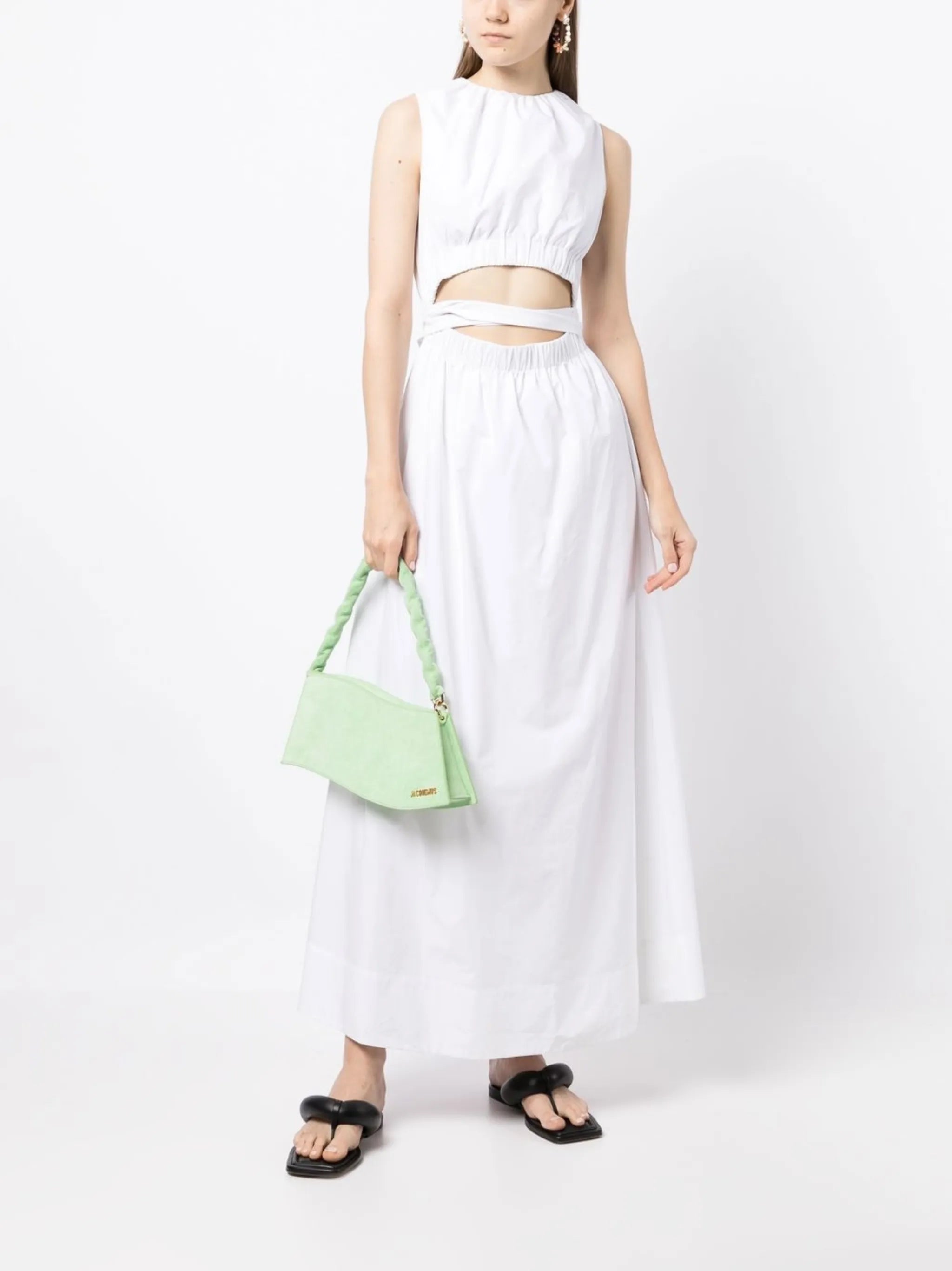 Dion gathered maxi dress