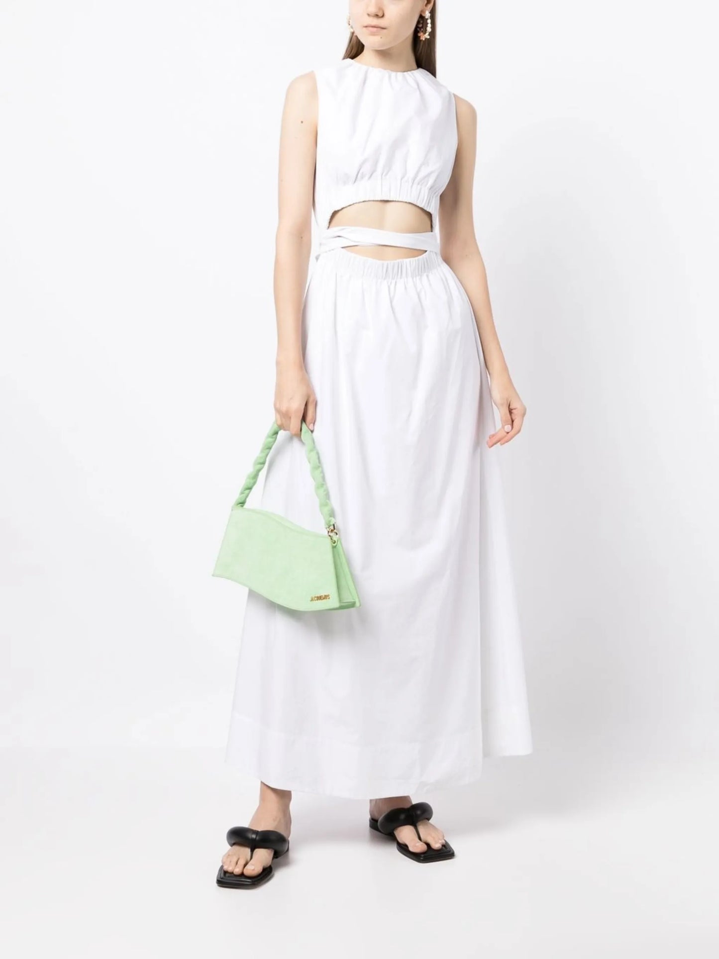Dion gathered maxi dress