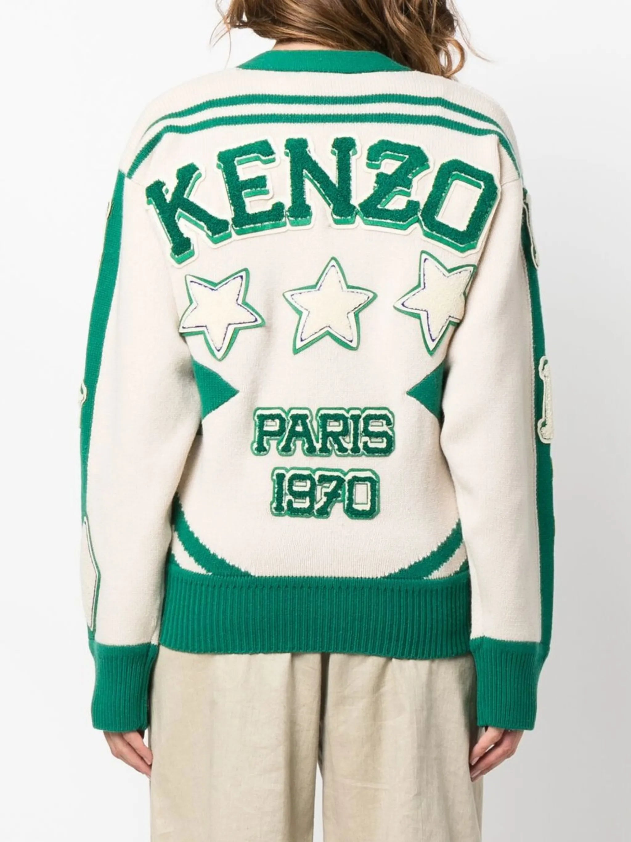 patterned intarsia jumper