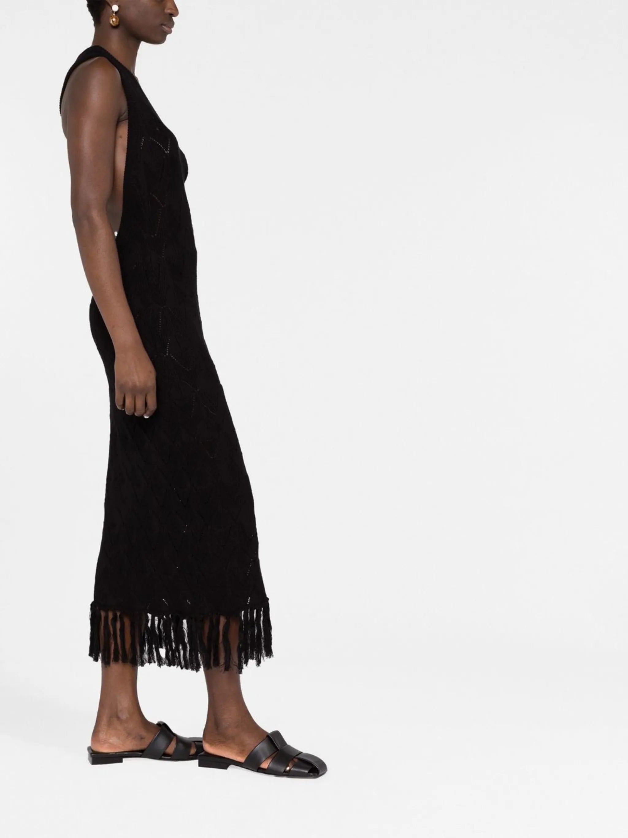 cut-out one-shoulder dress
