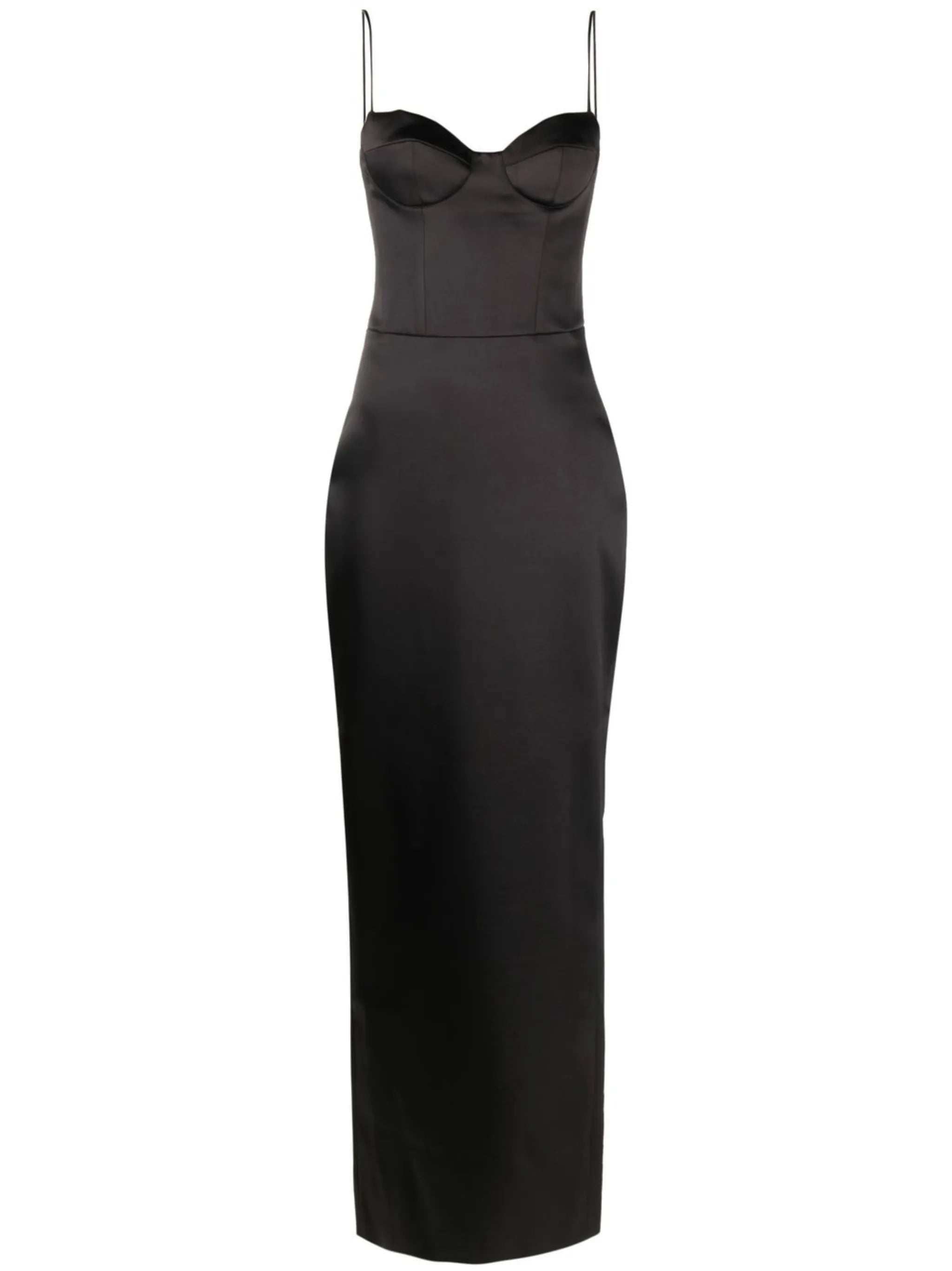 sweetheart-neck sleeveless dress