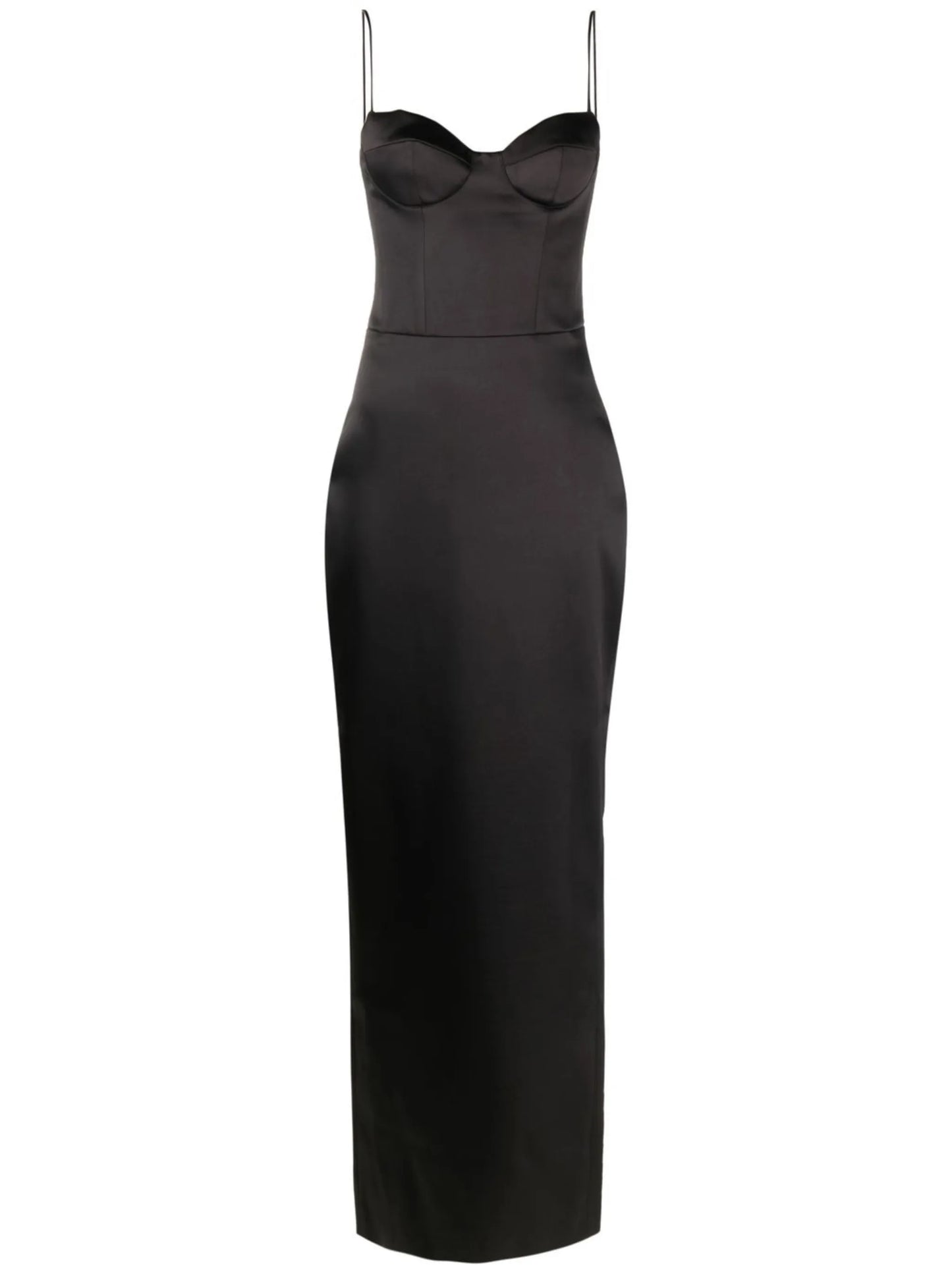 sweetheart-neck sleeveless dress