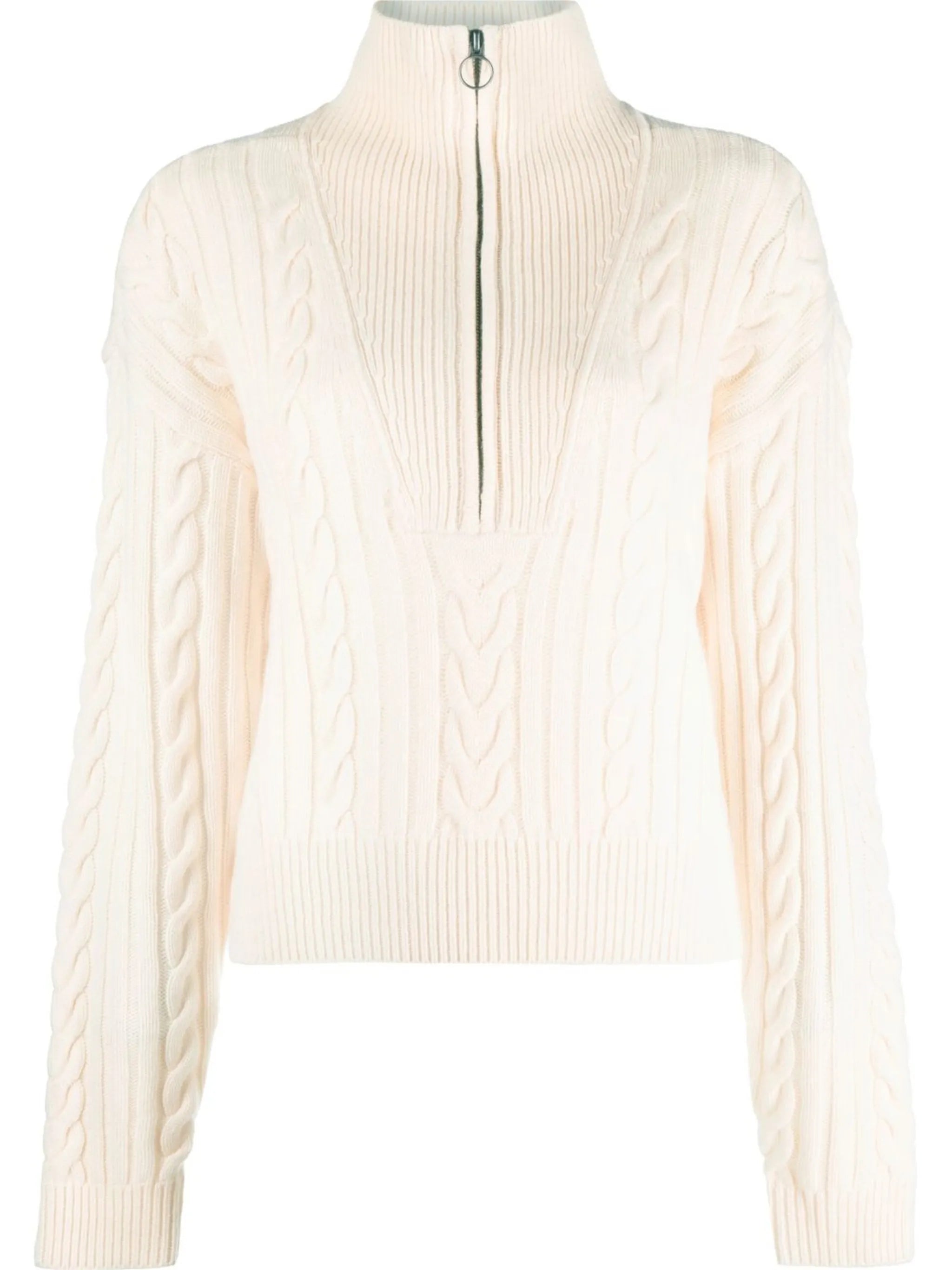 Maylene cable-knit jumper