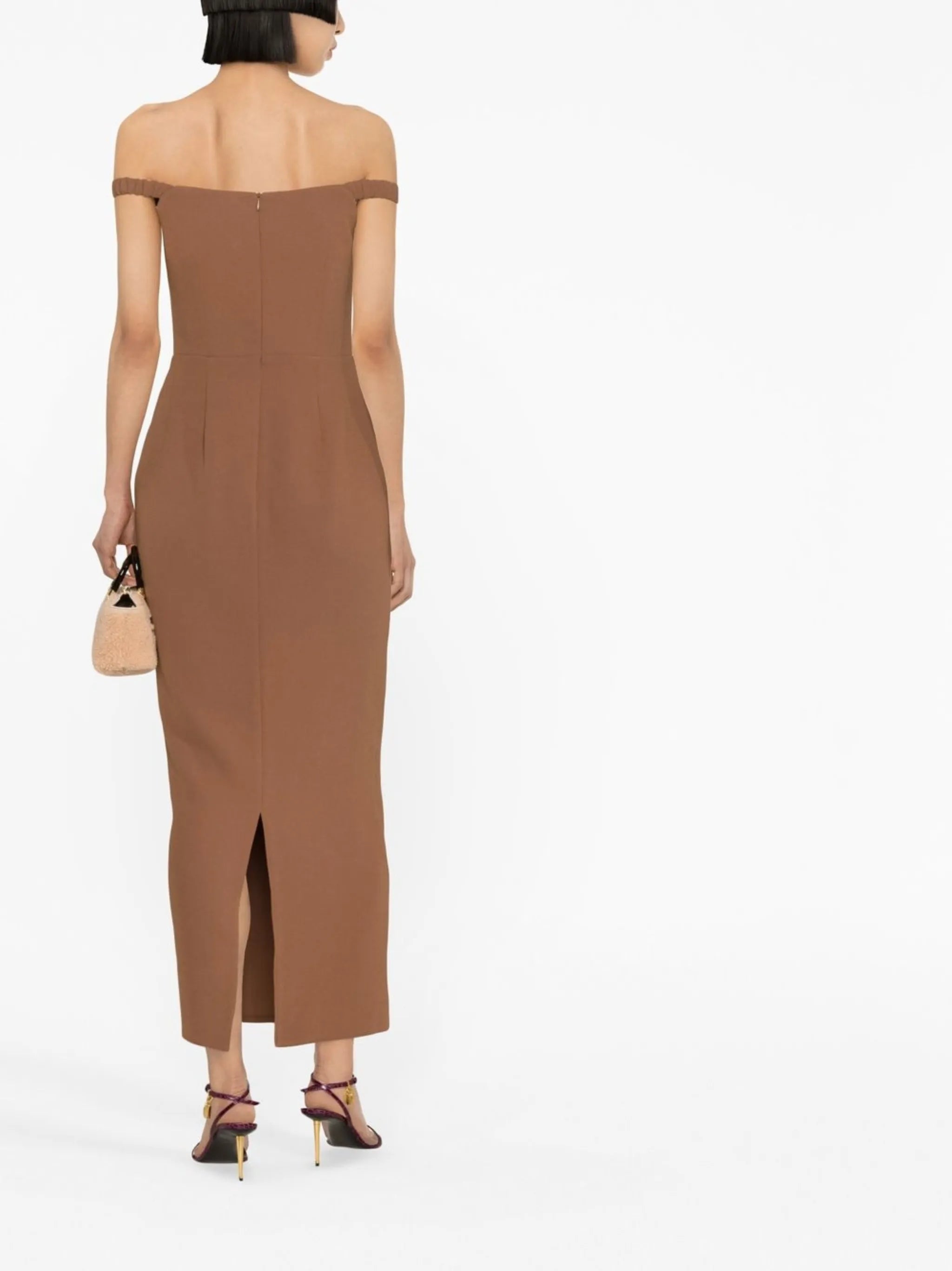 Tierny off-shoulder pencil dress