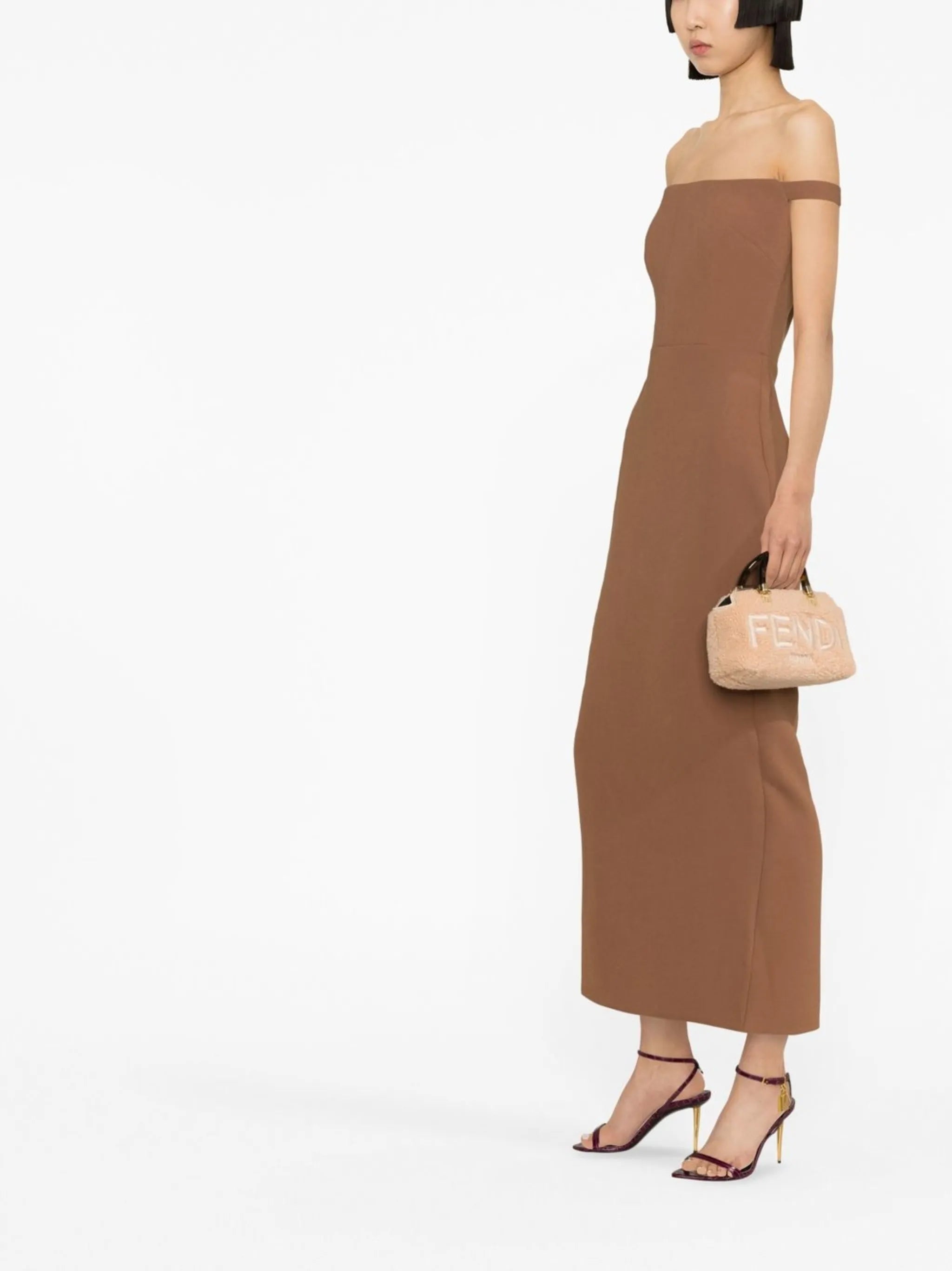 Tierny off-shoulder pencil dress
