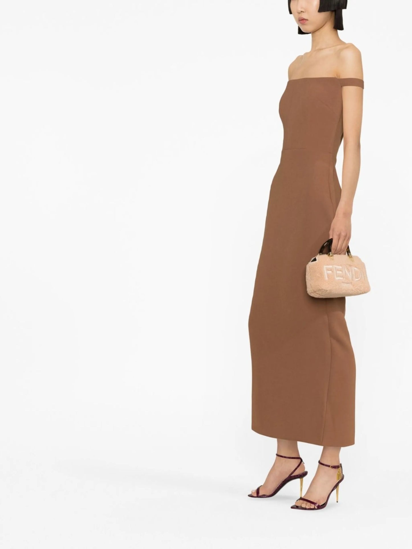 Tierny off-shoulder pencil dress