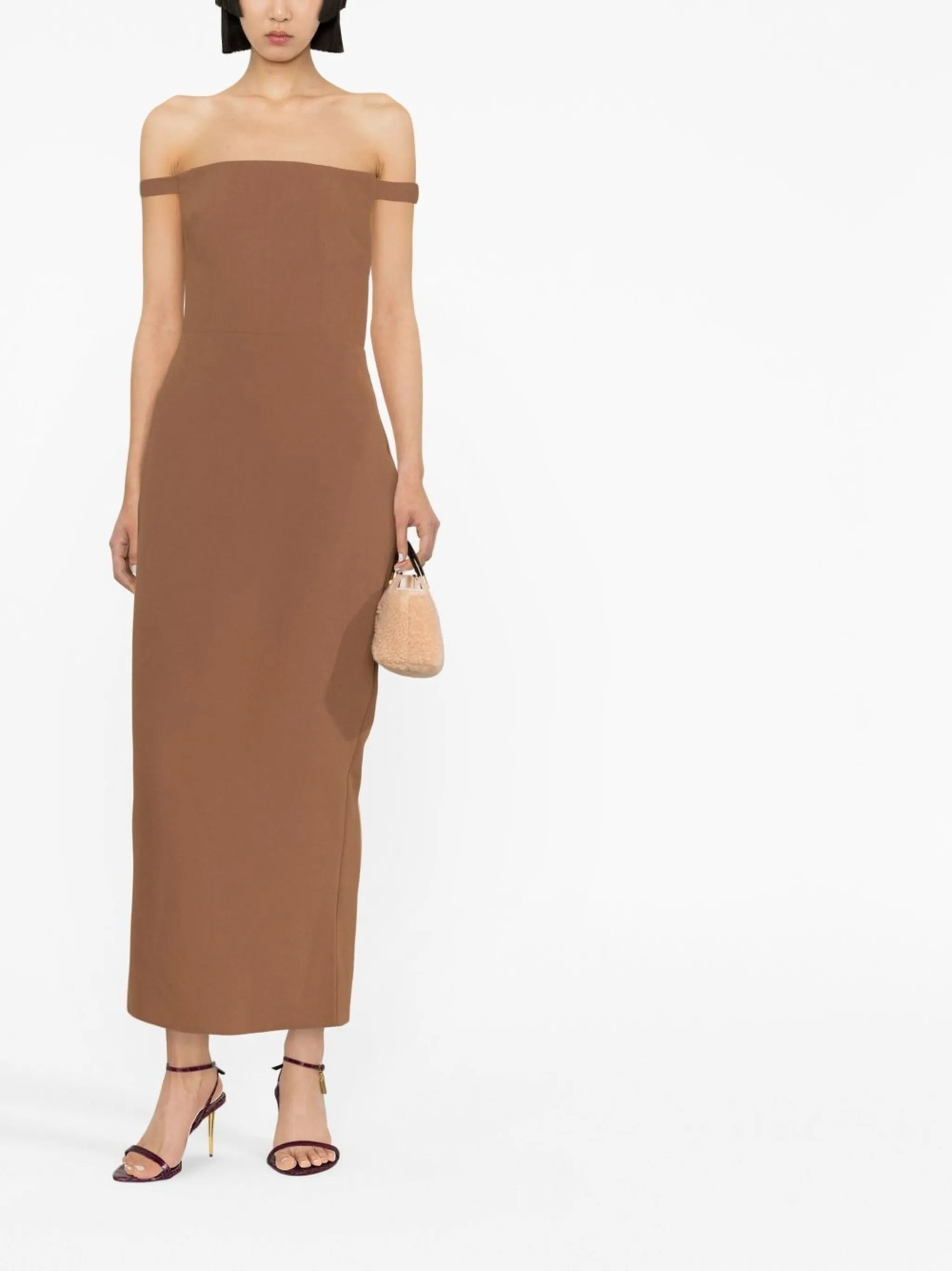 Tierny off-shoulder pencil dress